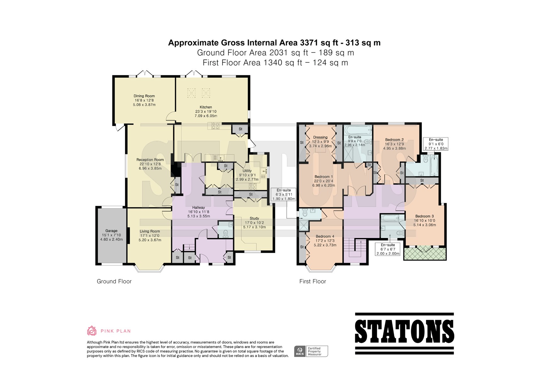 3, Parkgate Avenue, Hadley Wood floorplan