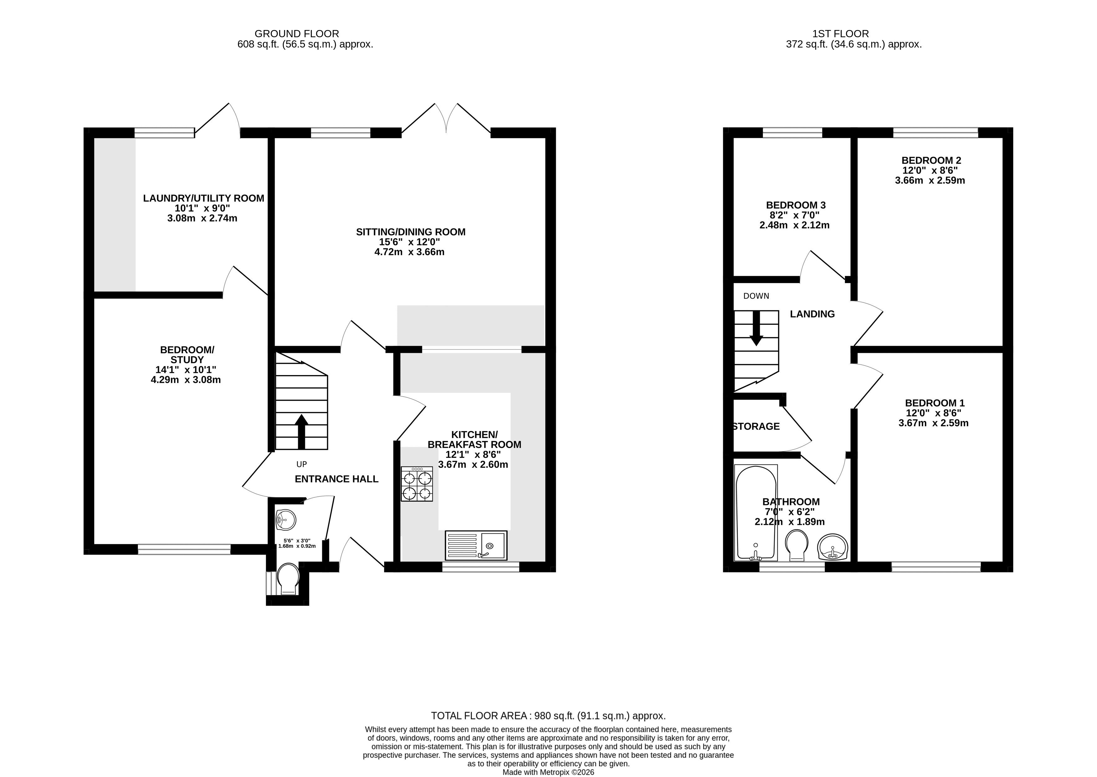 35, Rawlins Avenue, Weston-Super-Mare floorplan