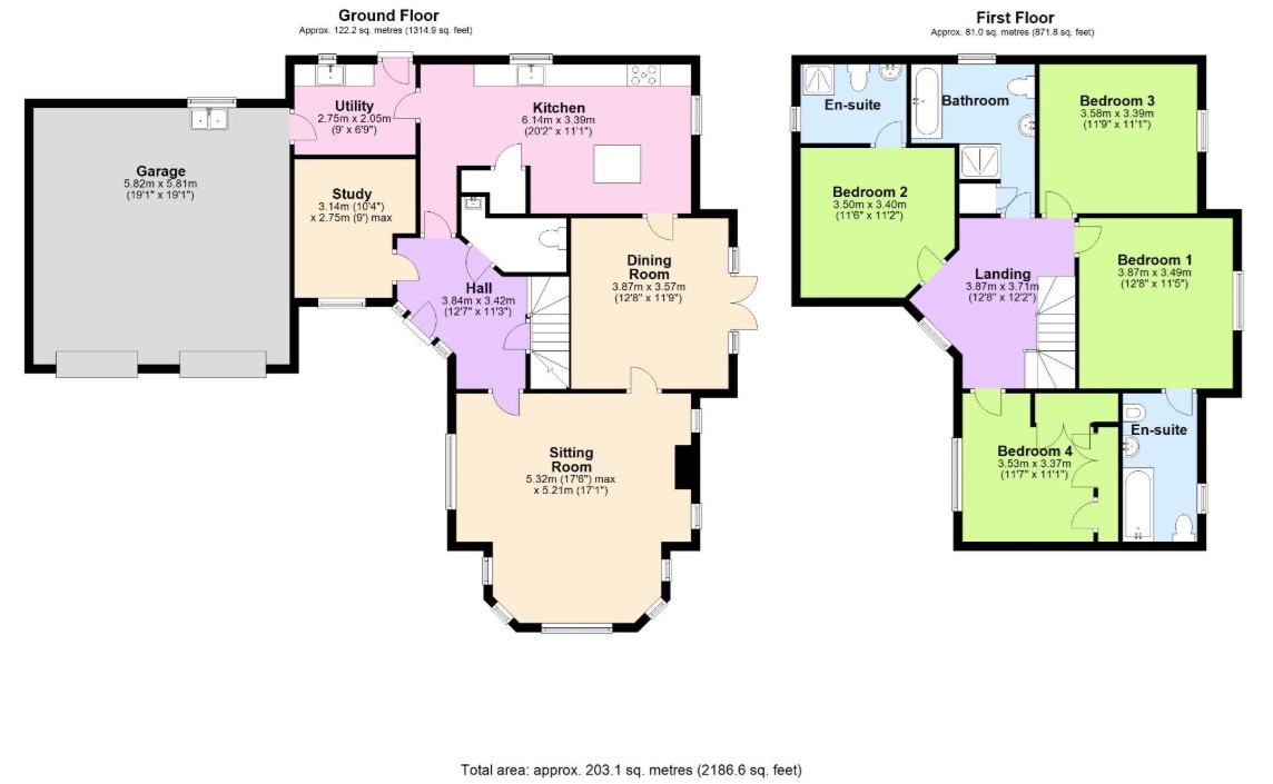 Golden Jubilee Cottage, Bedlars Green, Bishop's Stortford floorplan