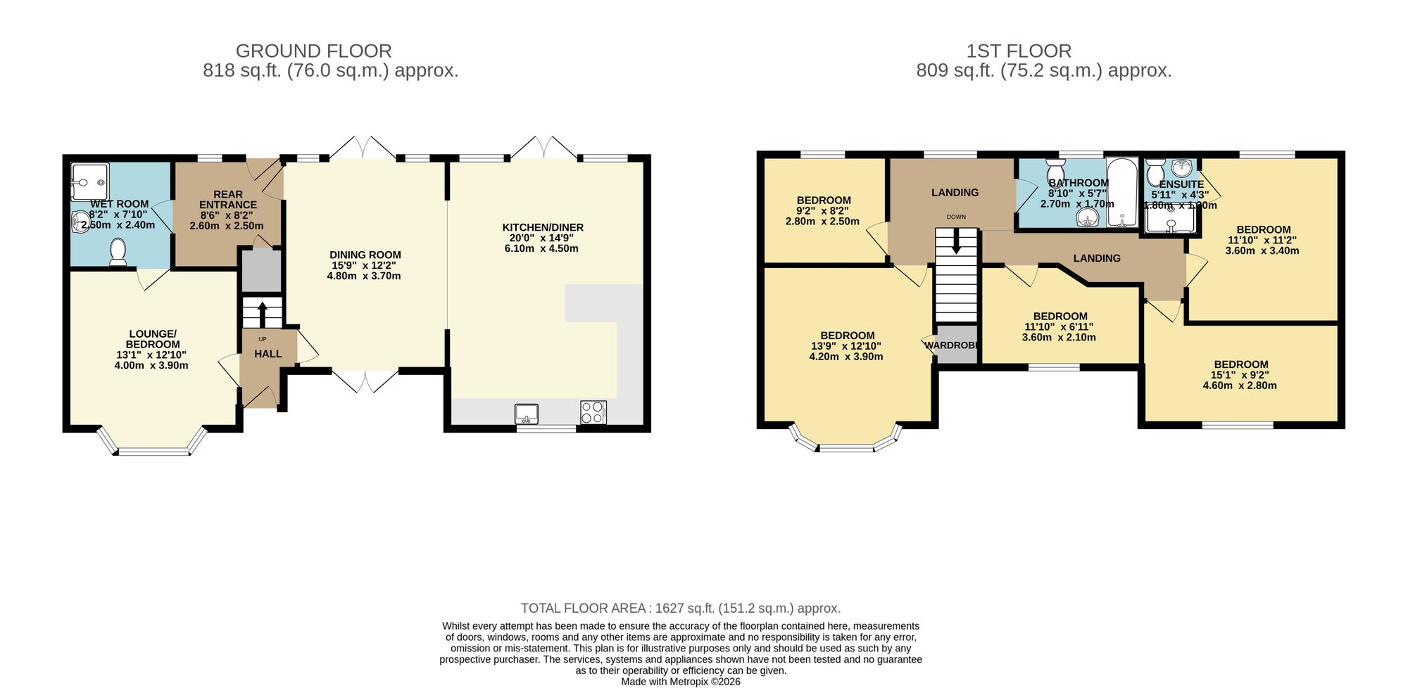 Corner Ways Ratten Row, Scarborough floorplan