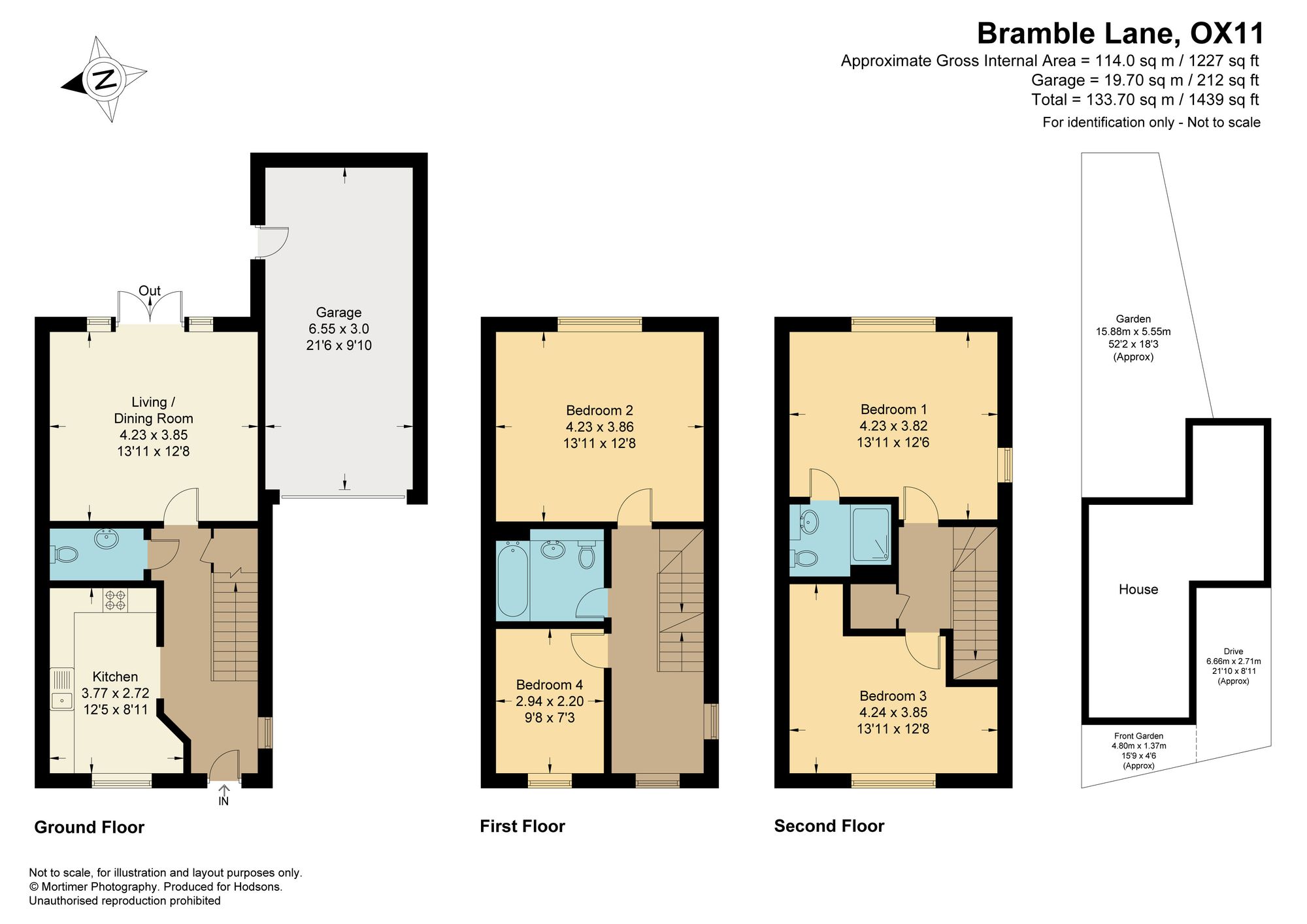 4 Bramble Lane, Didcot floorplan