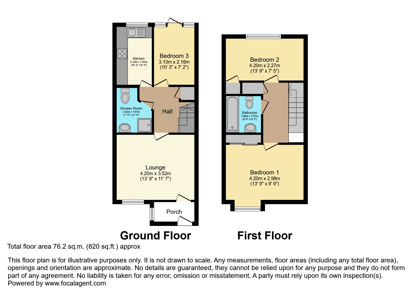 54, Fullersgate, Kelvedon floorplan