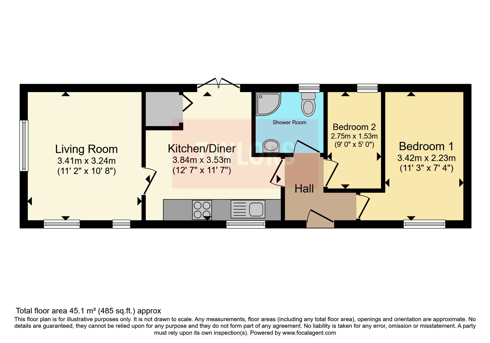 46, Hillcrest Park, Letchworth Garden City floorplan