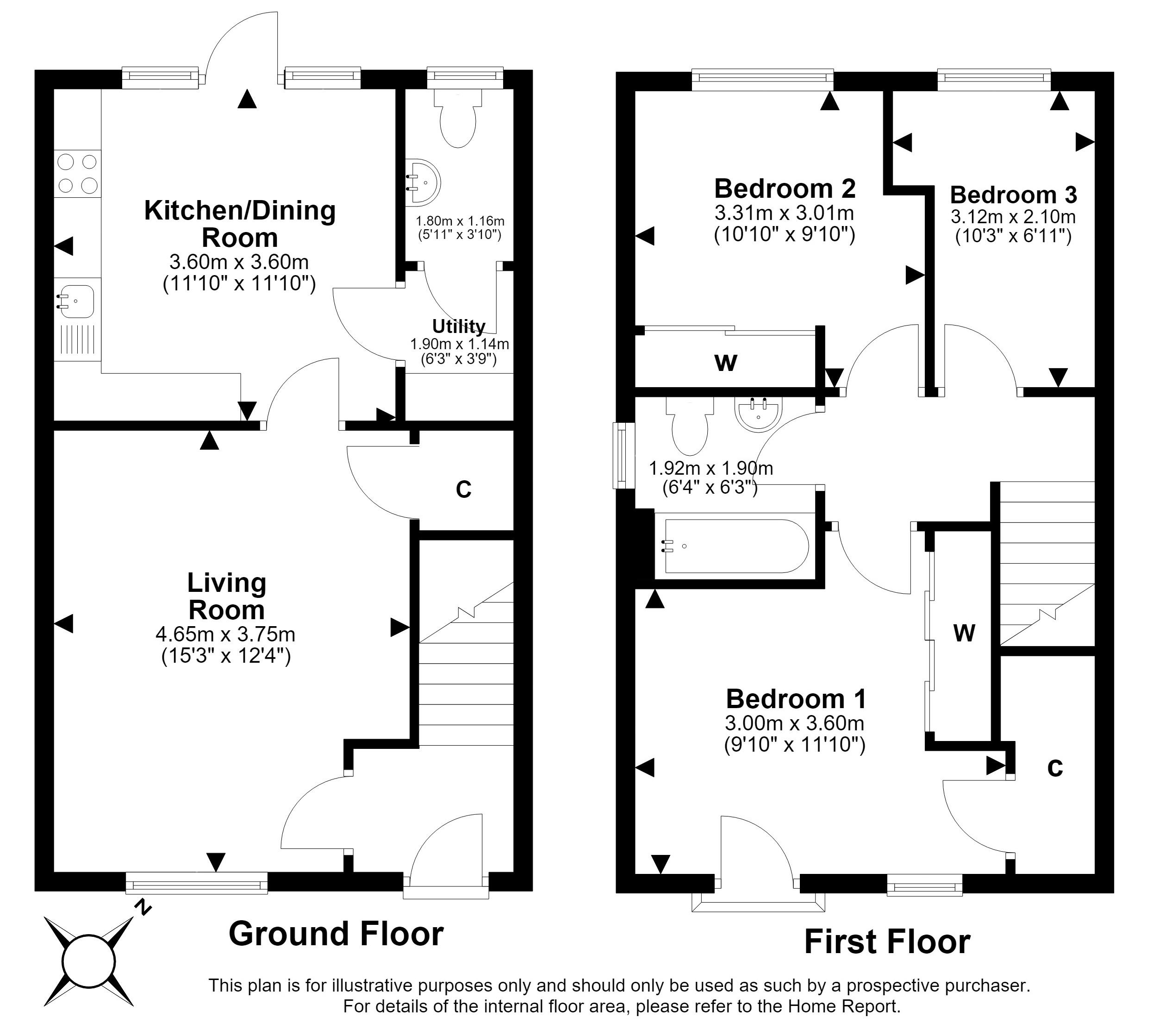 8, Egan Terrace, Craigmillar, Edinburgh floorplan
