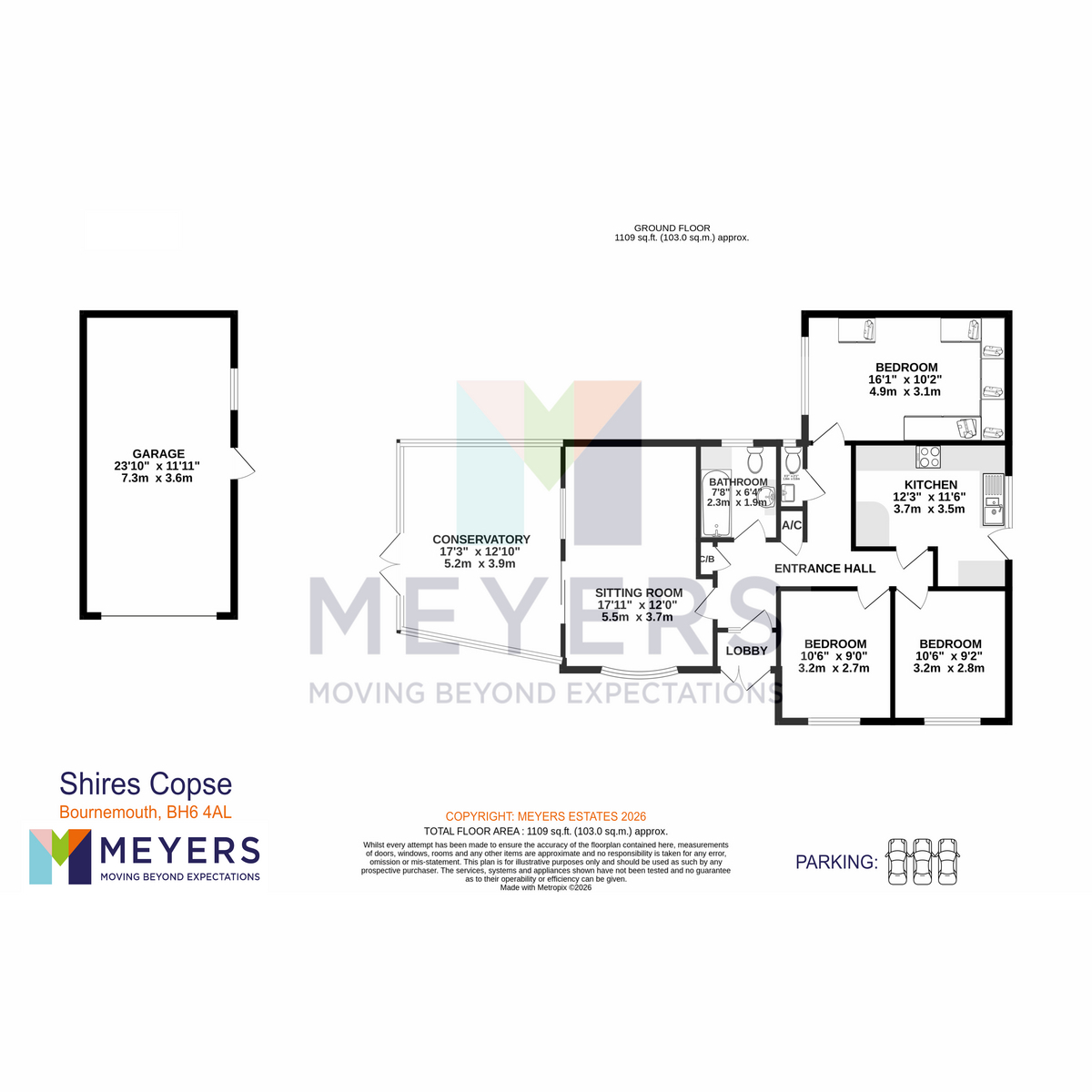 15, Shires Copse, Bournemouth floorplan