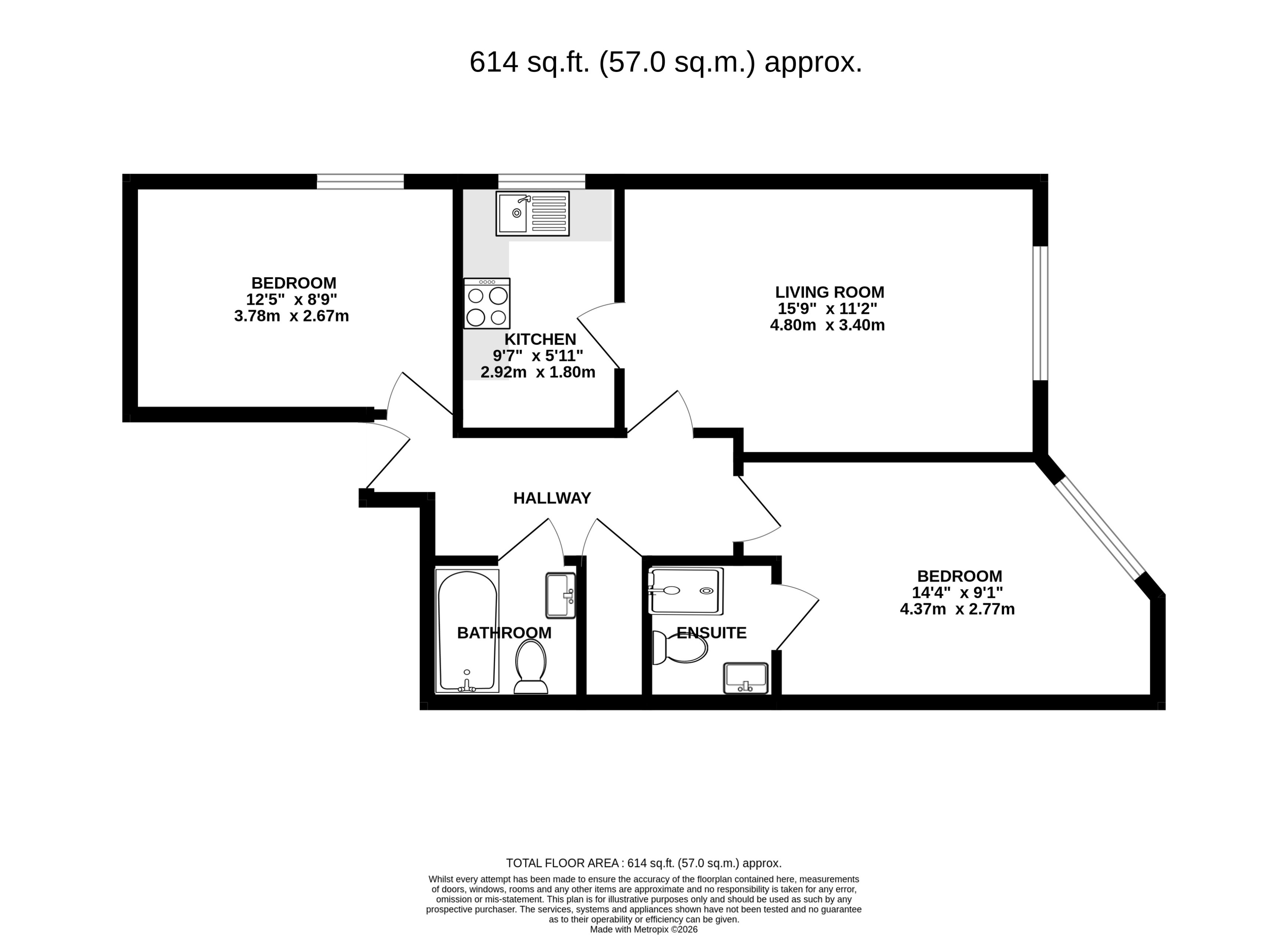 20, Winslet Place, Oxford Road, Reading floorplan
