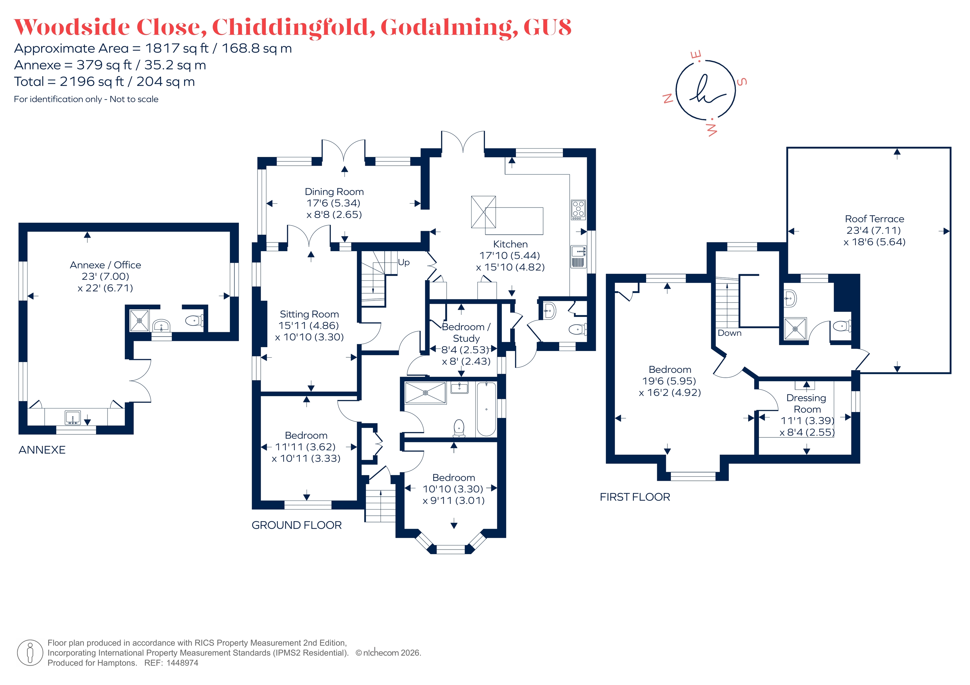 3, Woodside Close, Chiddingfold floorplan