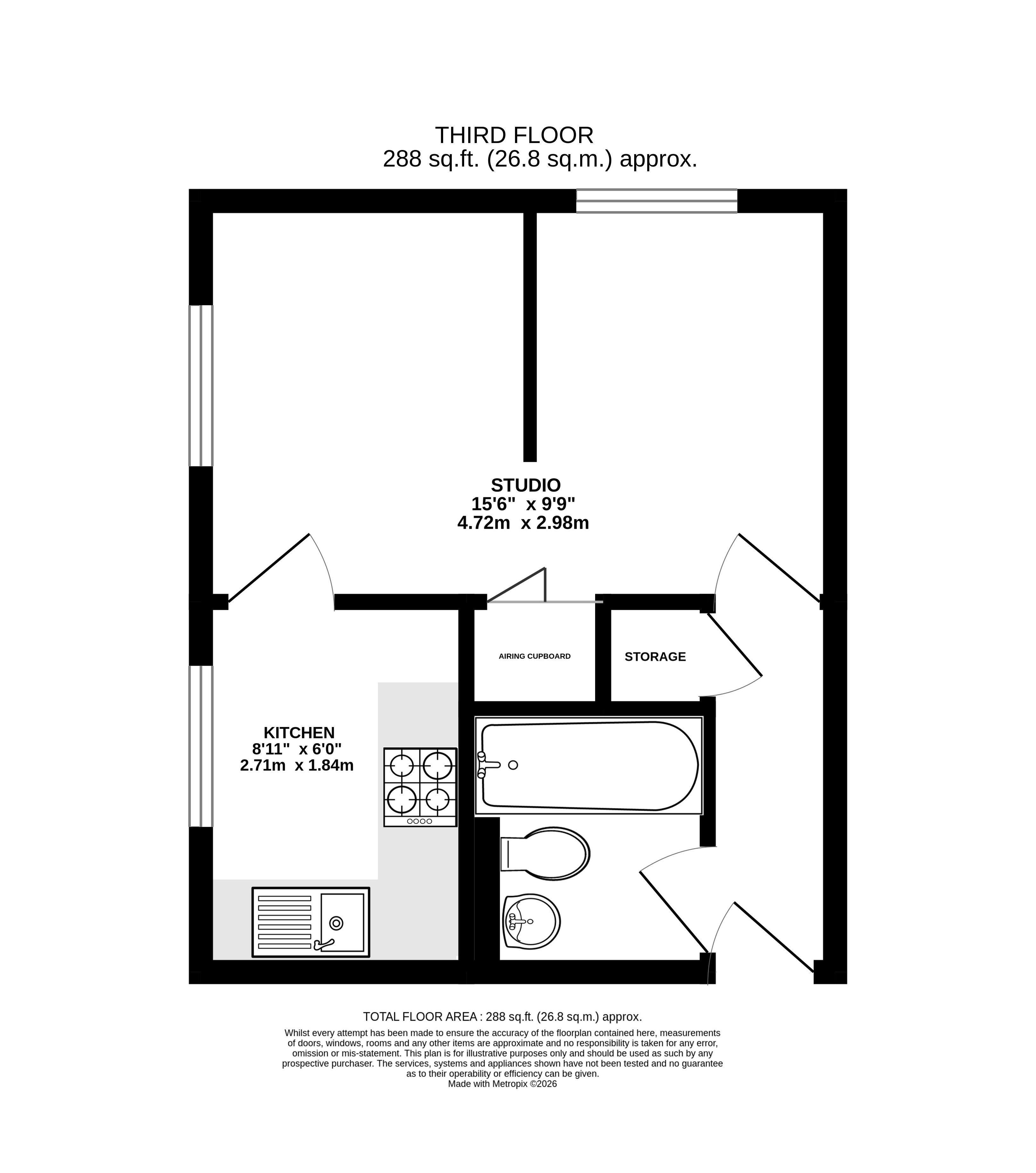 28 Tylers Court, Vicars Bridge Close, Alperton floorplan