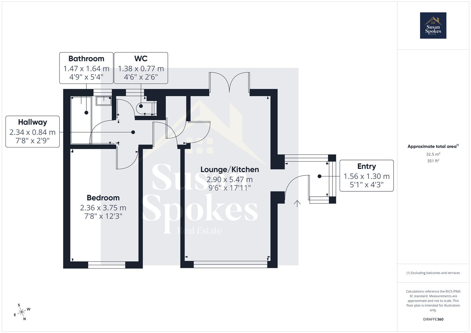 133, Steward Crescent, South Shields floorplan