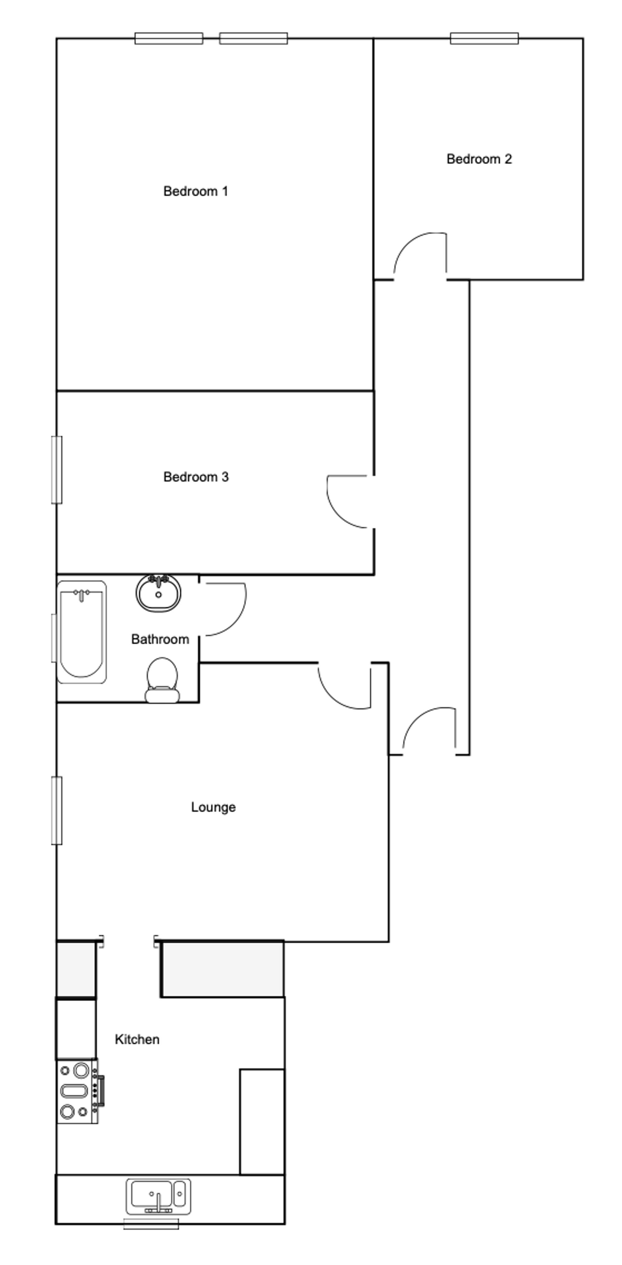 Flat 1/1, Maryfield Ludovic Square, Johnstone floorplan