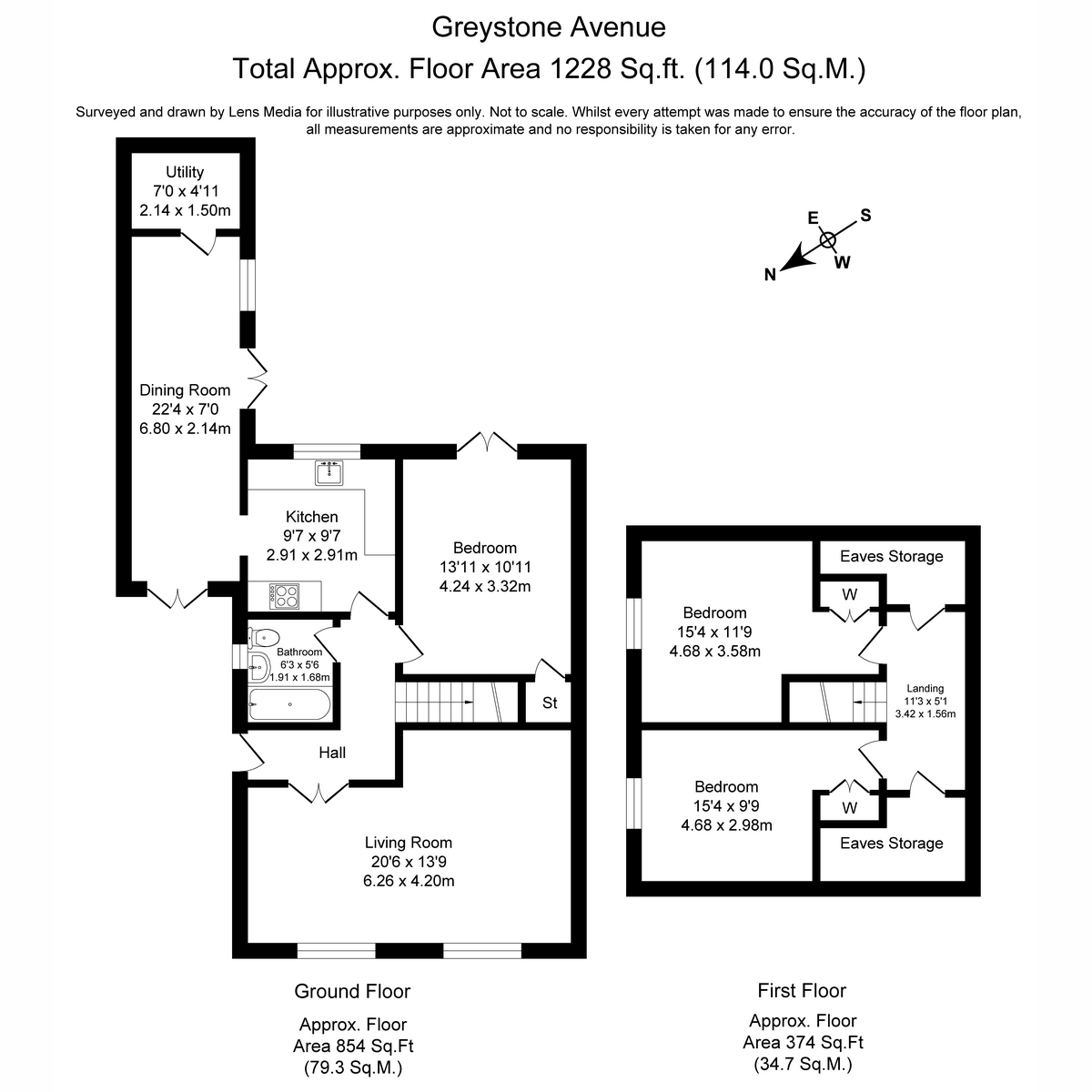 6, Greystone Avenue, Wigan floorplan