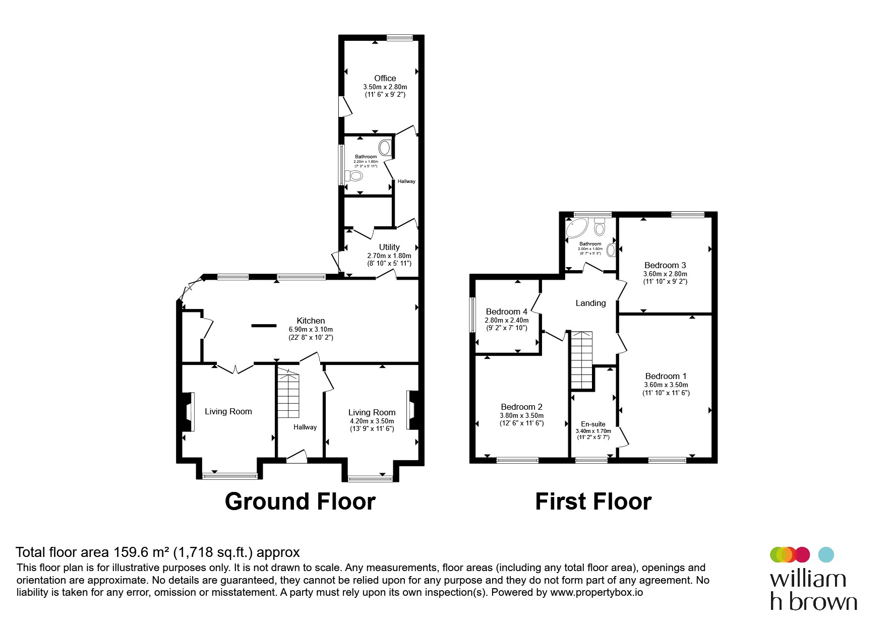 1, Washbrook Road, Rushden floorplan