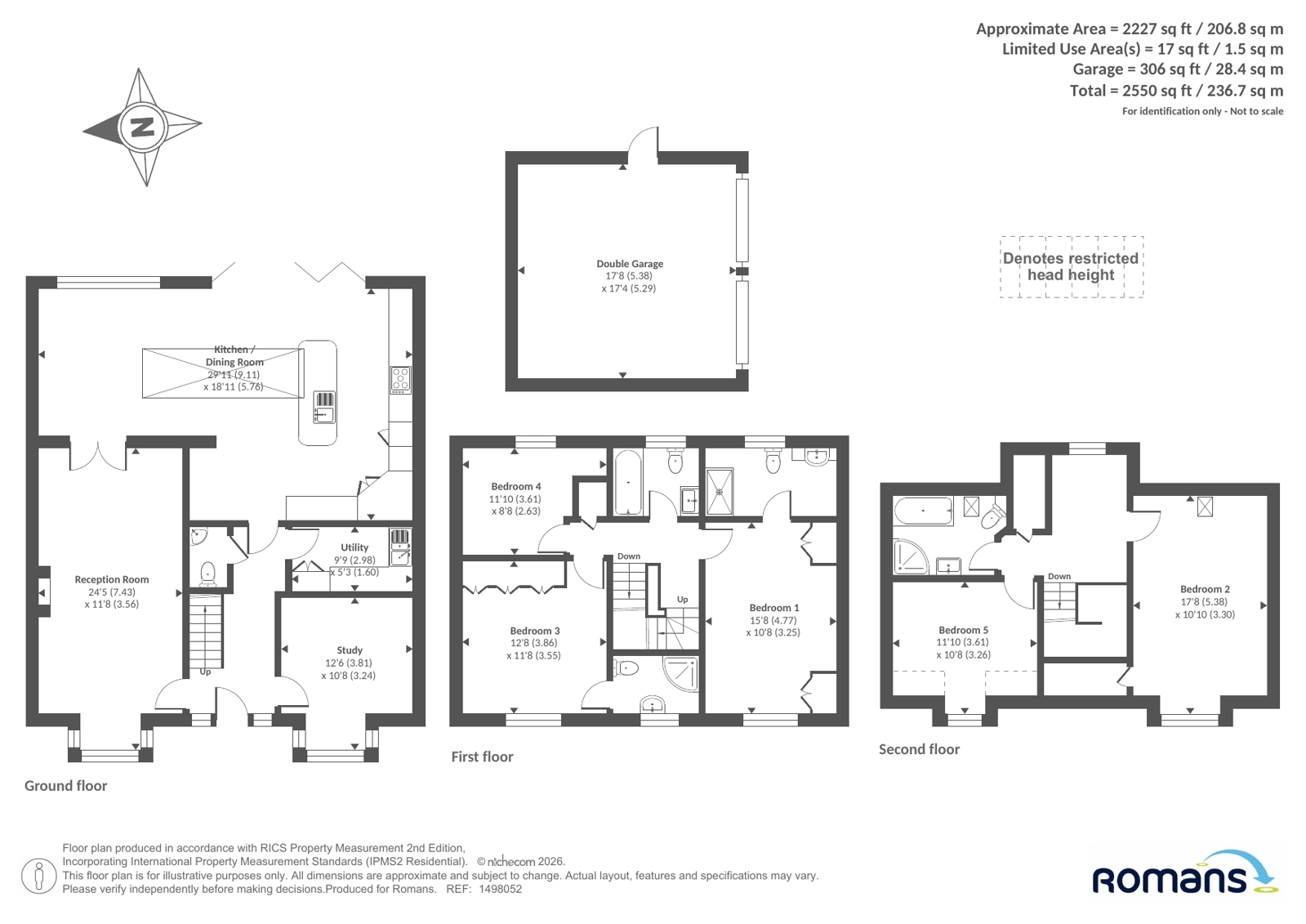 42, Haywain Close, Wiltshire floorplan