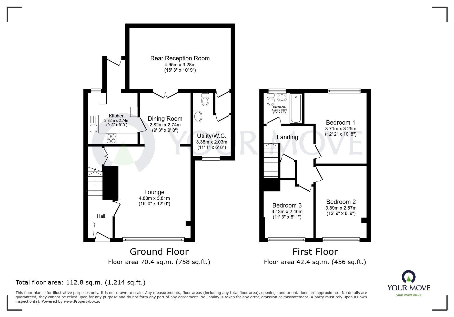 6, Cricket Close, Nottingham floorplan