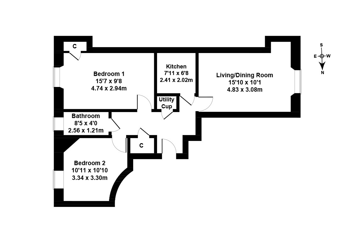 2 Bedrooms Flat for sale in Restalrig Road, Restalrig, Edinburgh EH6