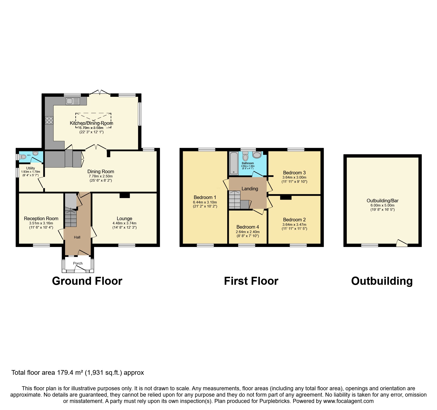 16, Leighs Road, Walsall floorplan