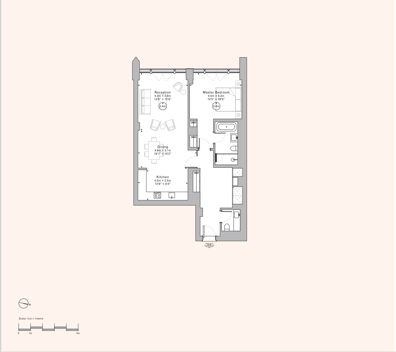 1 bedroom new flat for sale 0