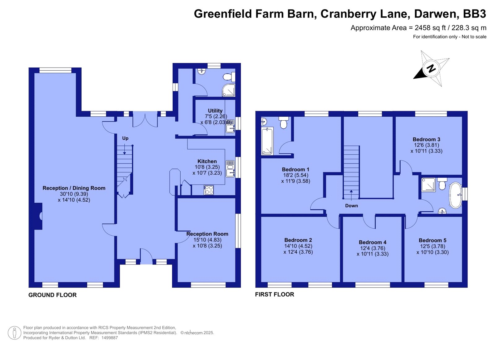 Greenfield Farm Barn,, Cranberry Lane, Lancashire floorplan