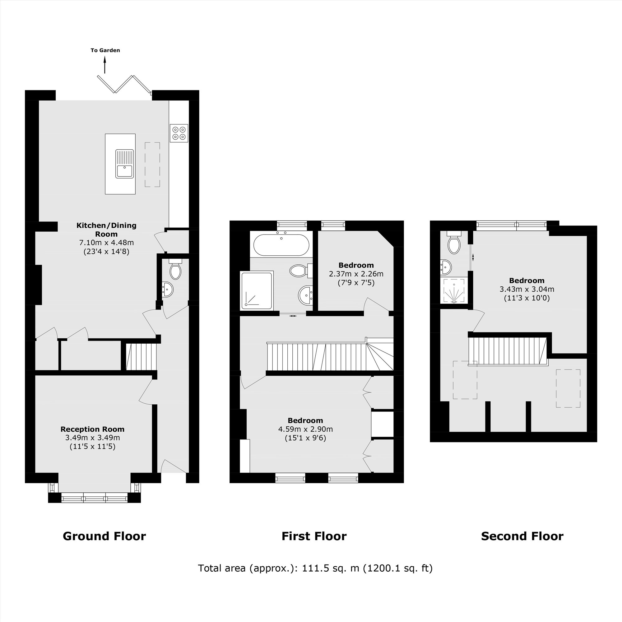 66, Kenlor Road, London floorplan