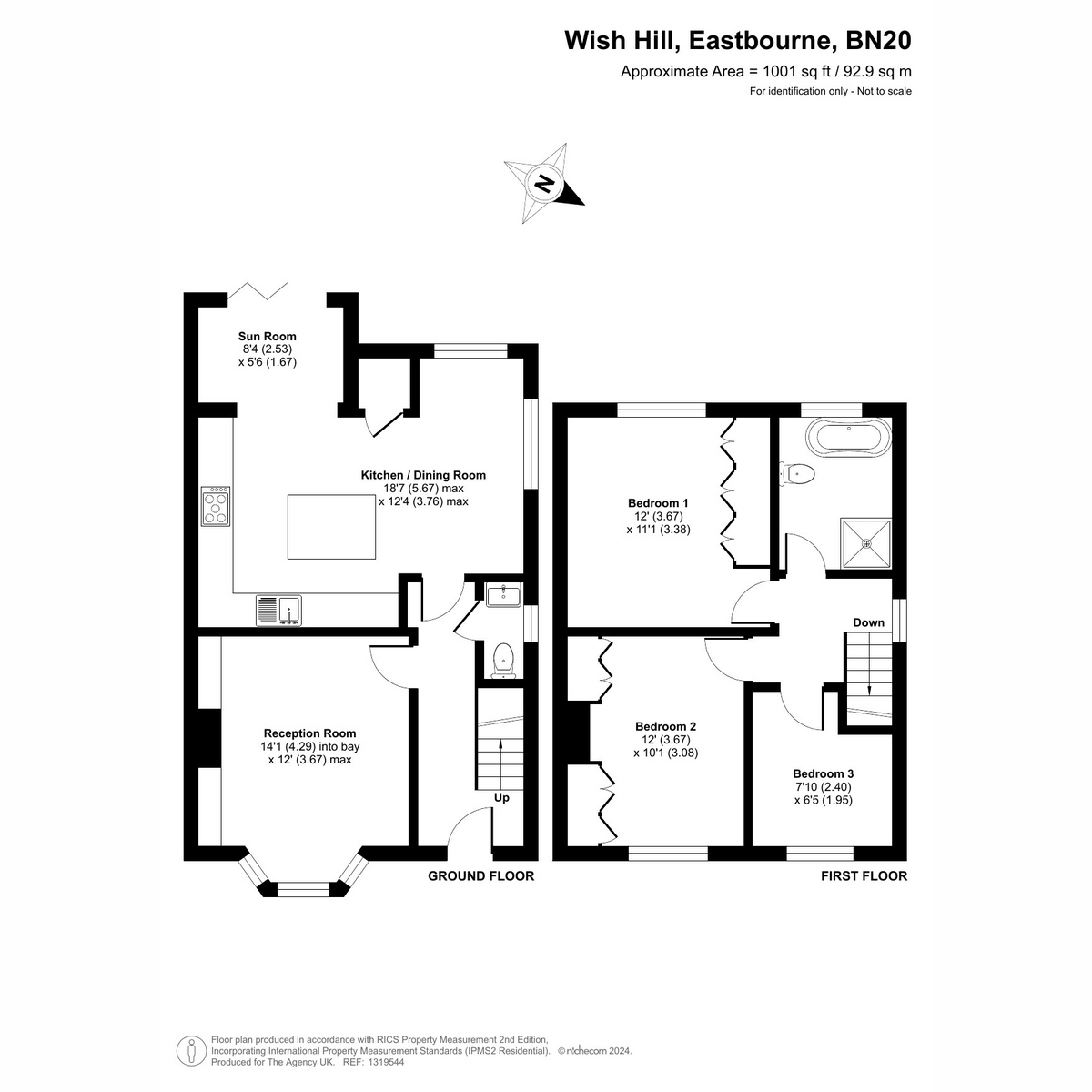 147, Wish Hill, Eastbourne floorplan