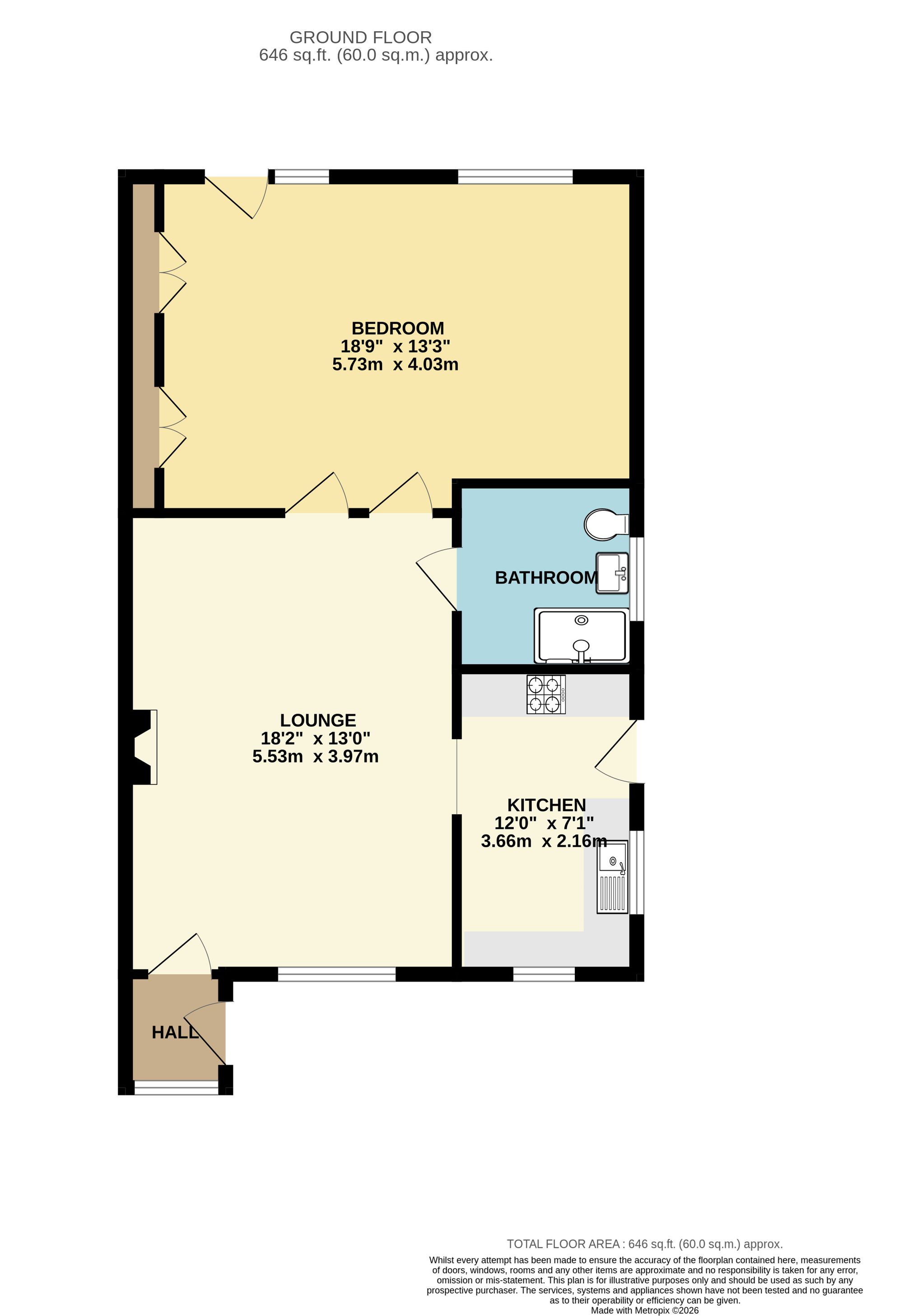 71 Denise Road, Liverpool floorplan