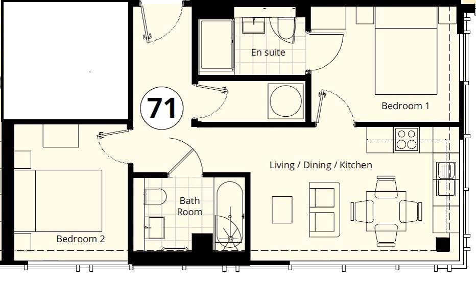 2 Bedrooms Flat for sale in Queens House, Kymberley Road, Harrow HA1