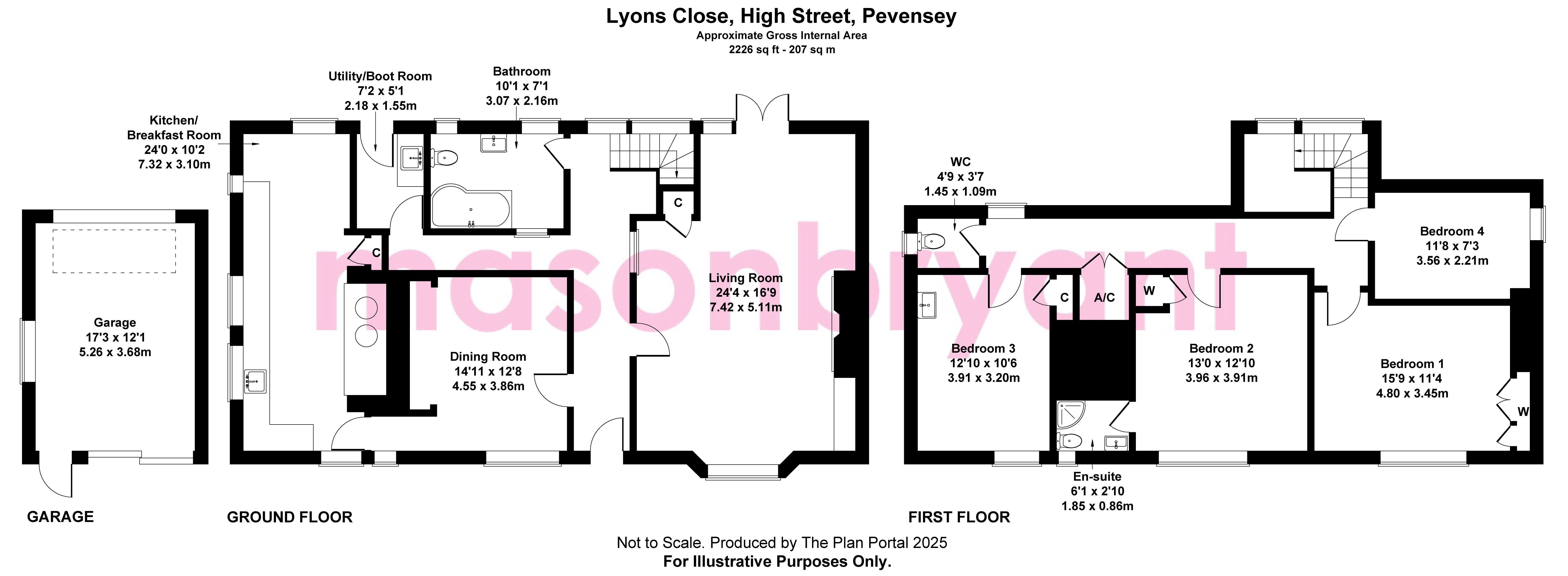 Lyons Close, High Street, Pevensey floorplan