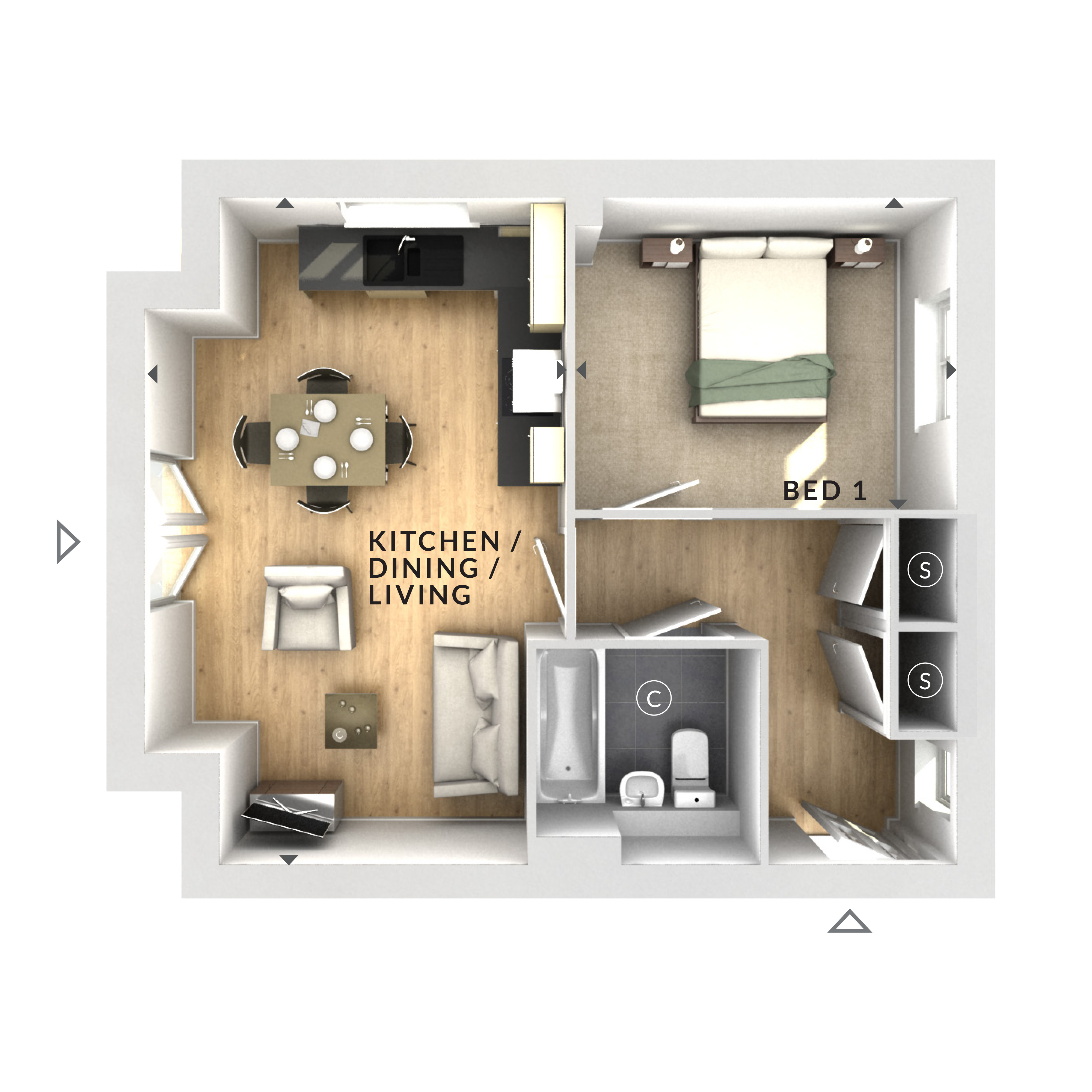 439, Alcester Road, Shottery floorplan