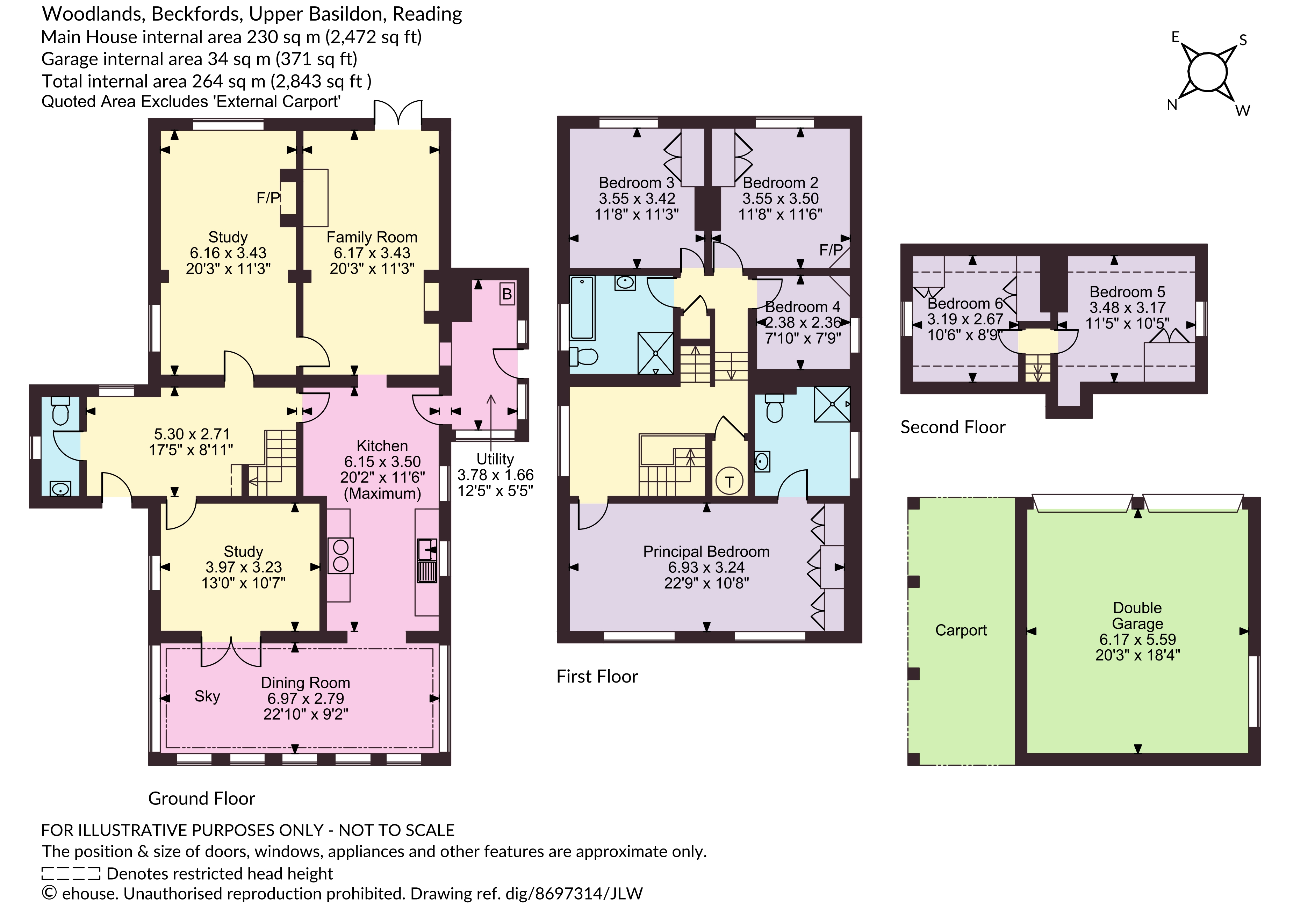 Woodlands,, Beckfords, Berkshire floorplan