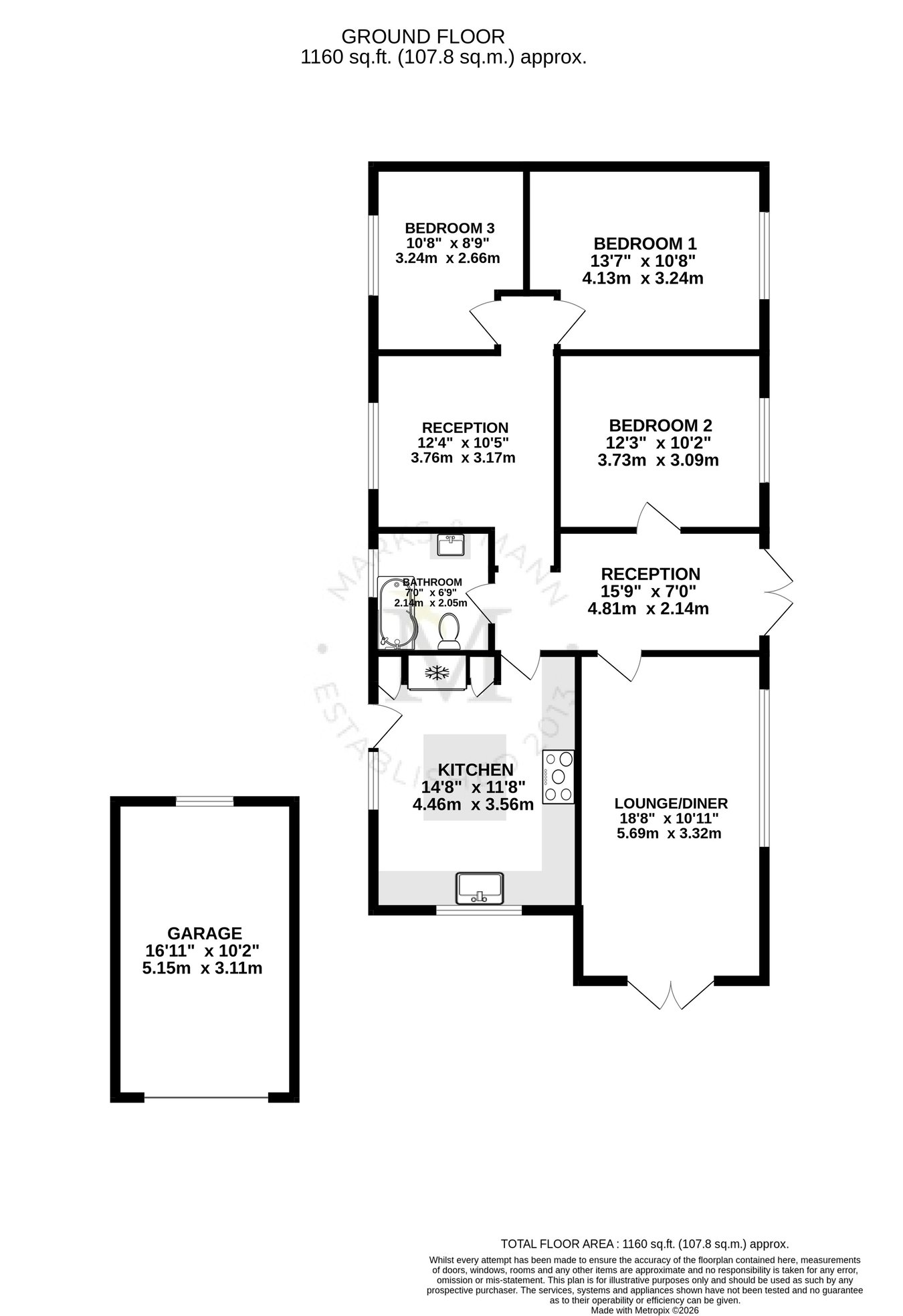 1, Browns Close, Ipswich floorplan