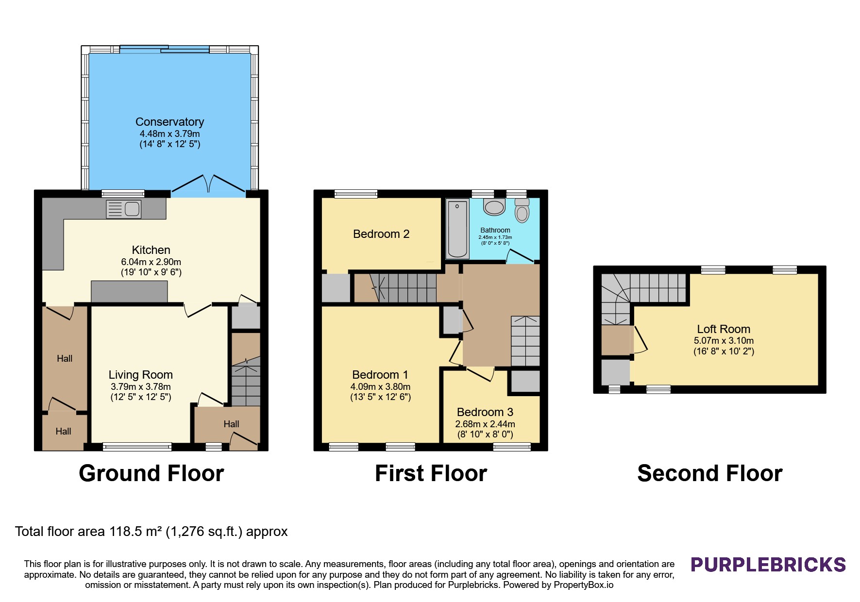 12, Kelvin Place, Walsall floorplan