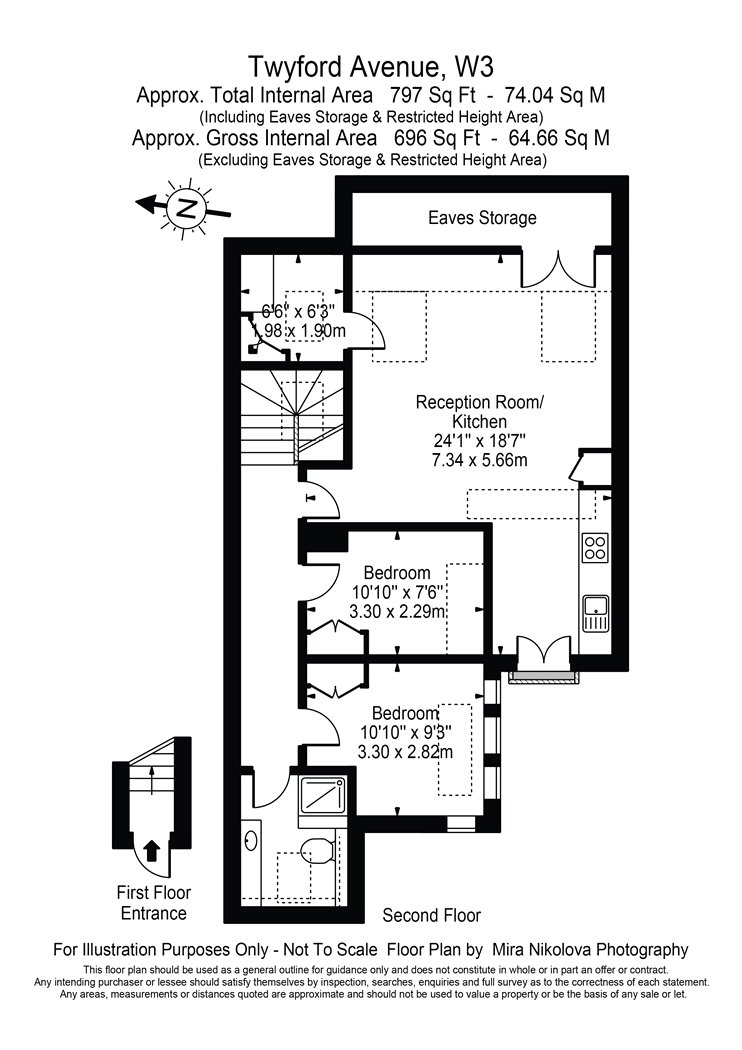 Flat 4, 59, Twyford Avenue, LONDON floorplan