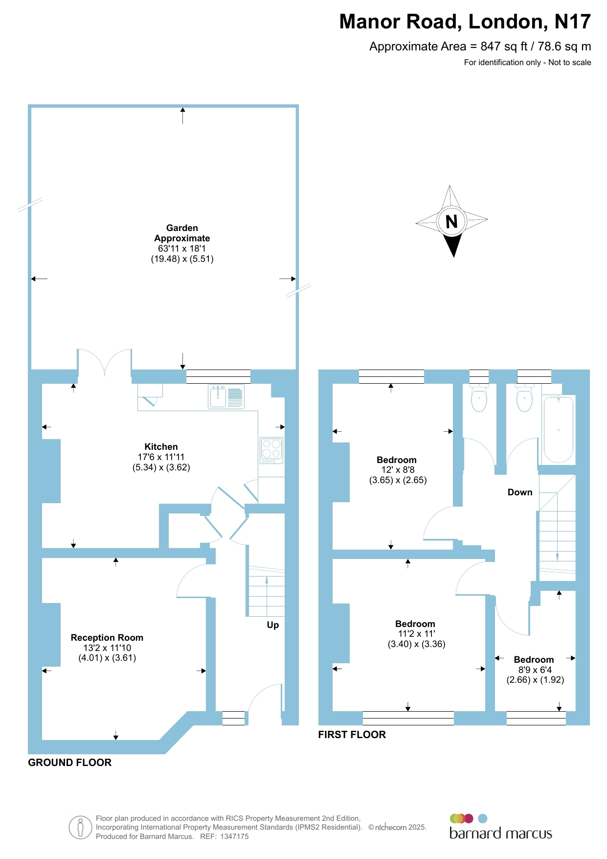 45, Manor Road, London floorplan