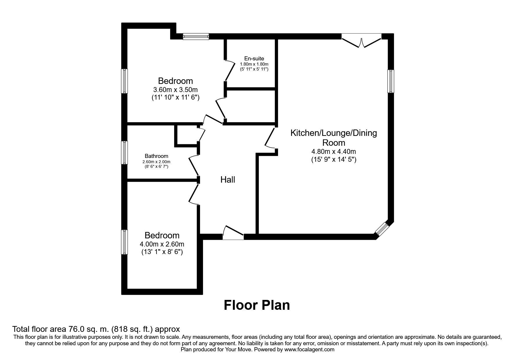 2 Bedrooms Flat to rent in Stour Street, Canterbury CT1