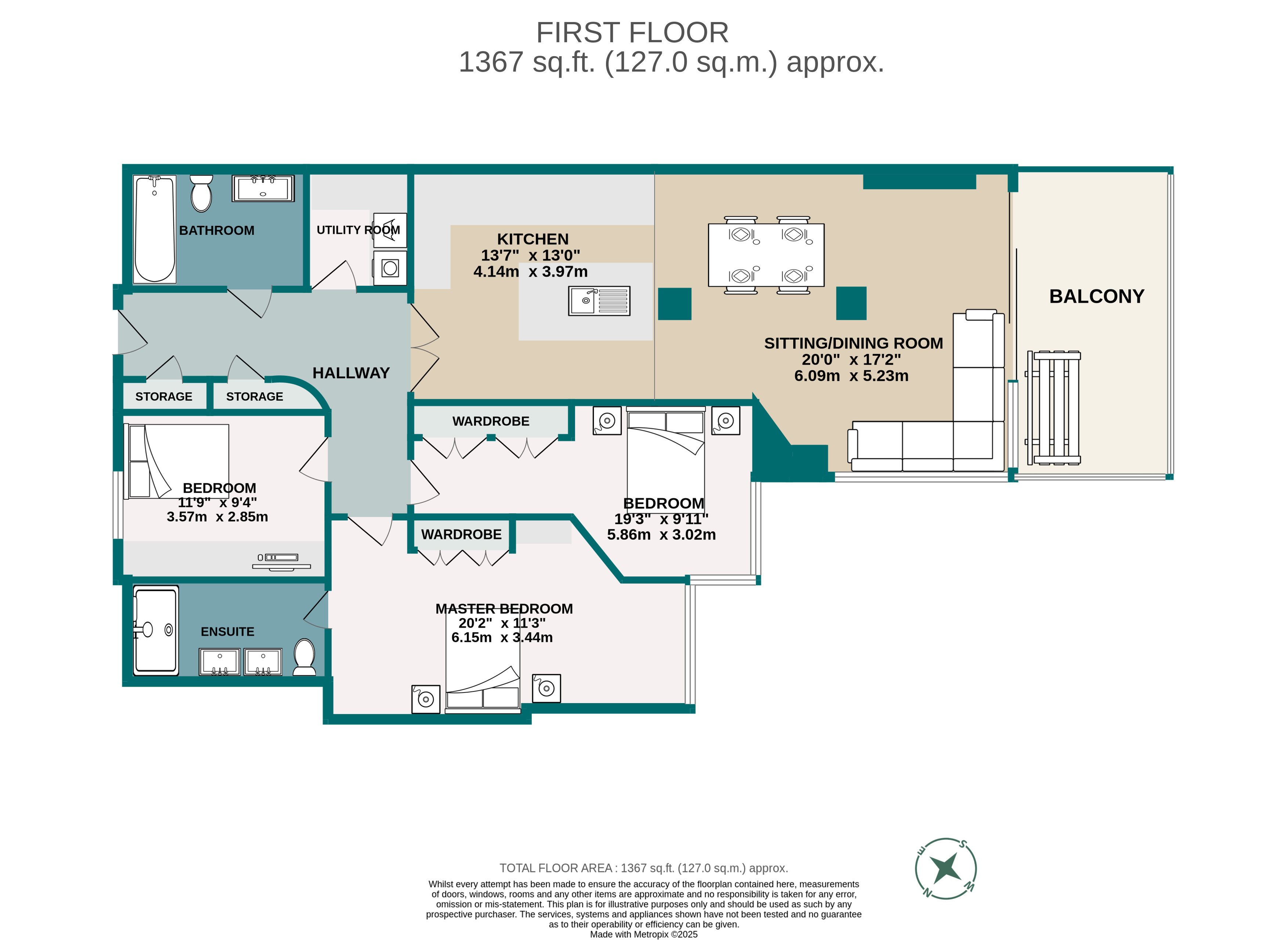 Highwood, 1 Bessborough Road Canford Cliffs Dorset floorplan