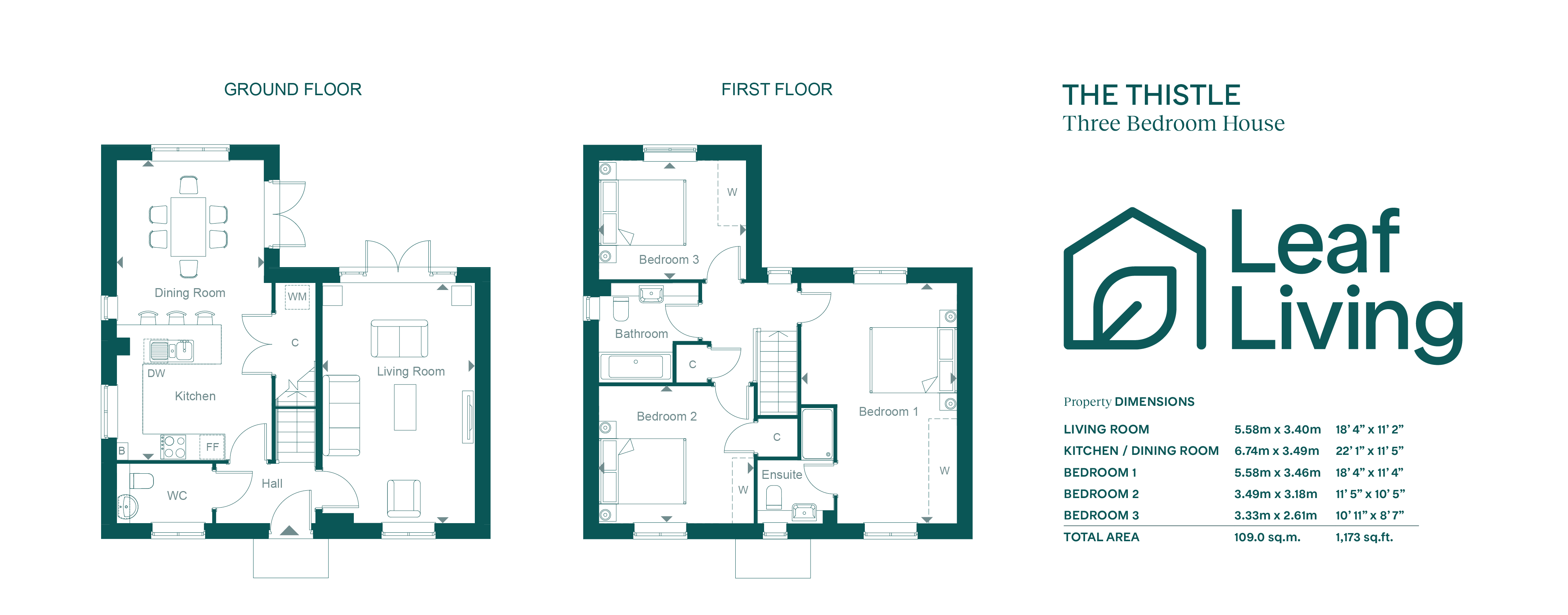 13 etain walk - thistle RL, Leaf Living at Chesterwell, Mile End, CO4, Mile End floorplan