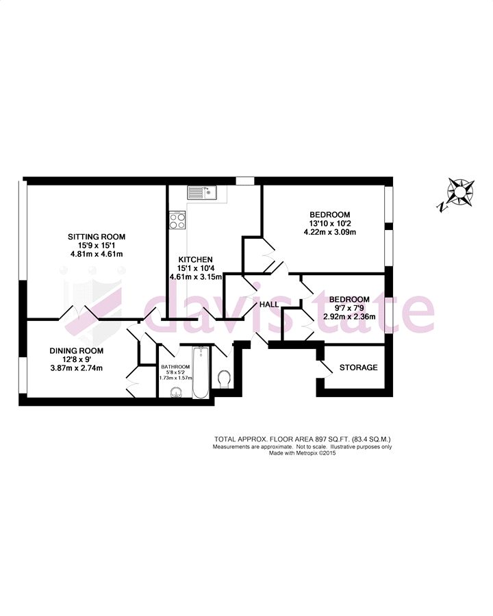 33, Hartslock Court, Pangbourne floorplan