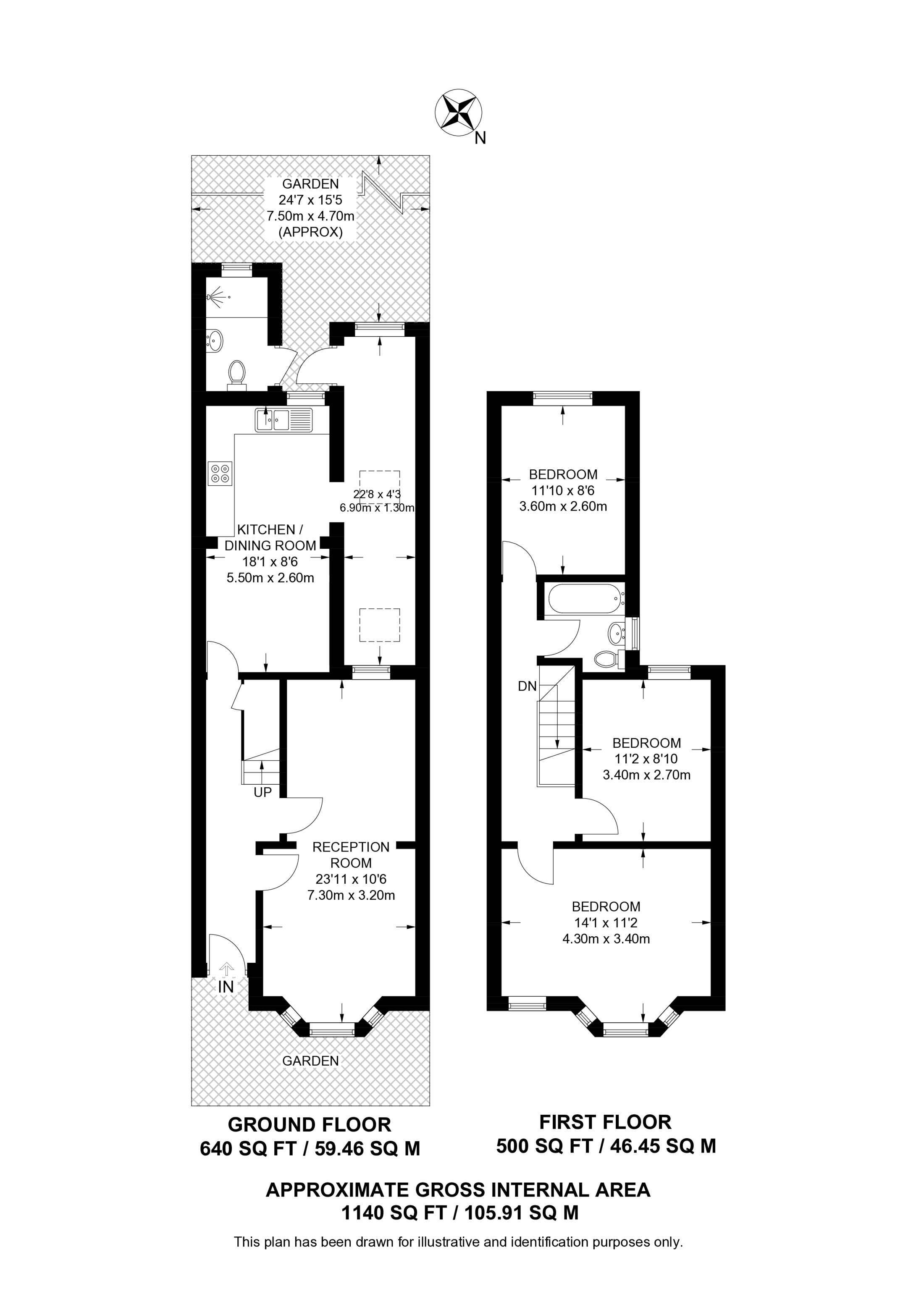 Wolsey Avenue, Walthamstow floorplan
