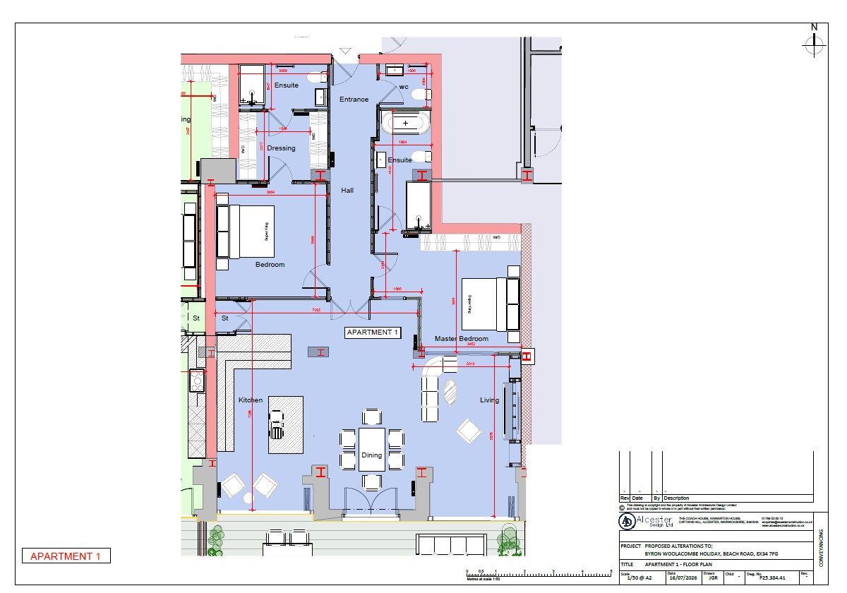 Apartment 1, Tides Haven,, Beach Road, Devon floorplan