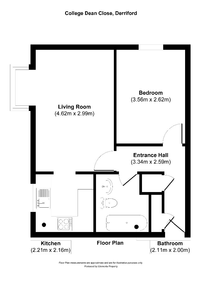 91 College Dean Close, Plymouth floorplan