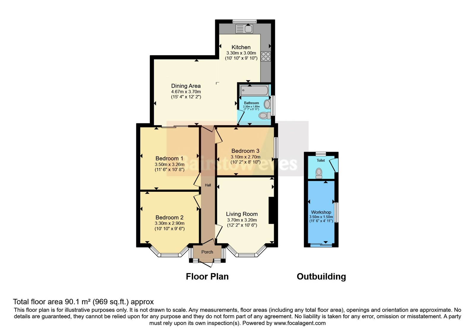 48, Attenborough Lane, Nottingham floorplan