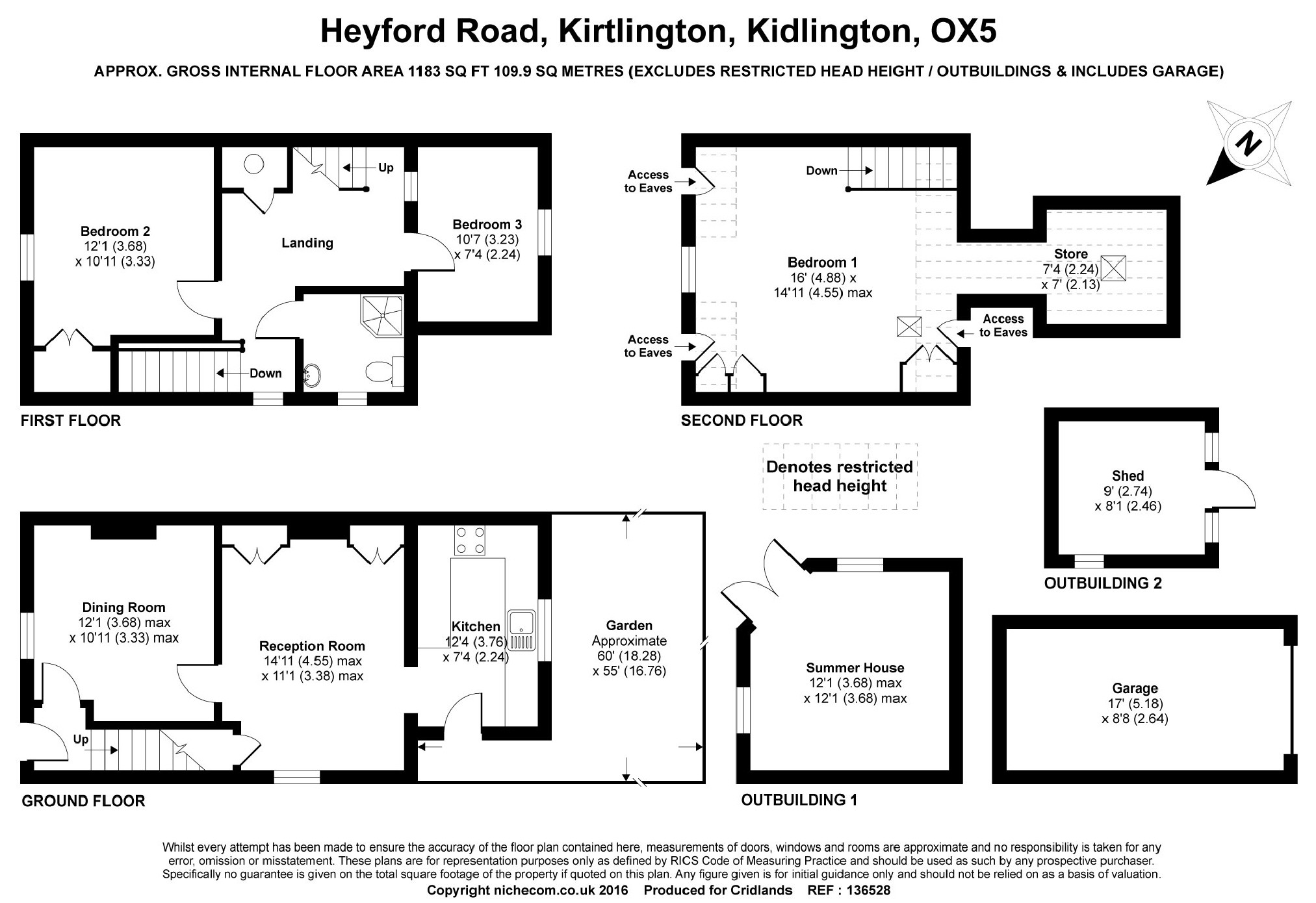 3 Bedrooms Semi-detached house for sale in Heyford Road, Kirtlington, Oxfordshire OX5
