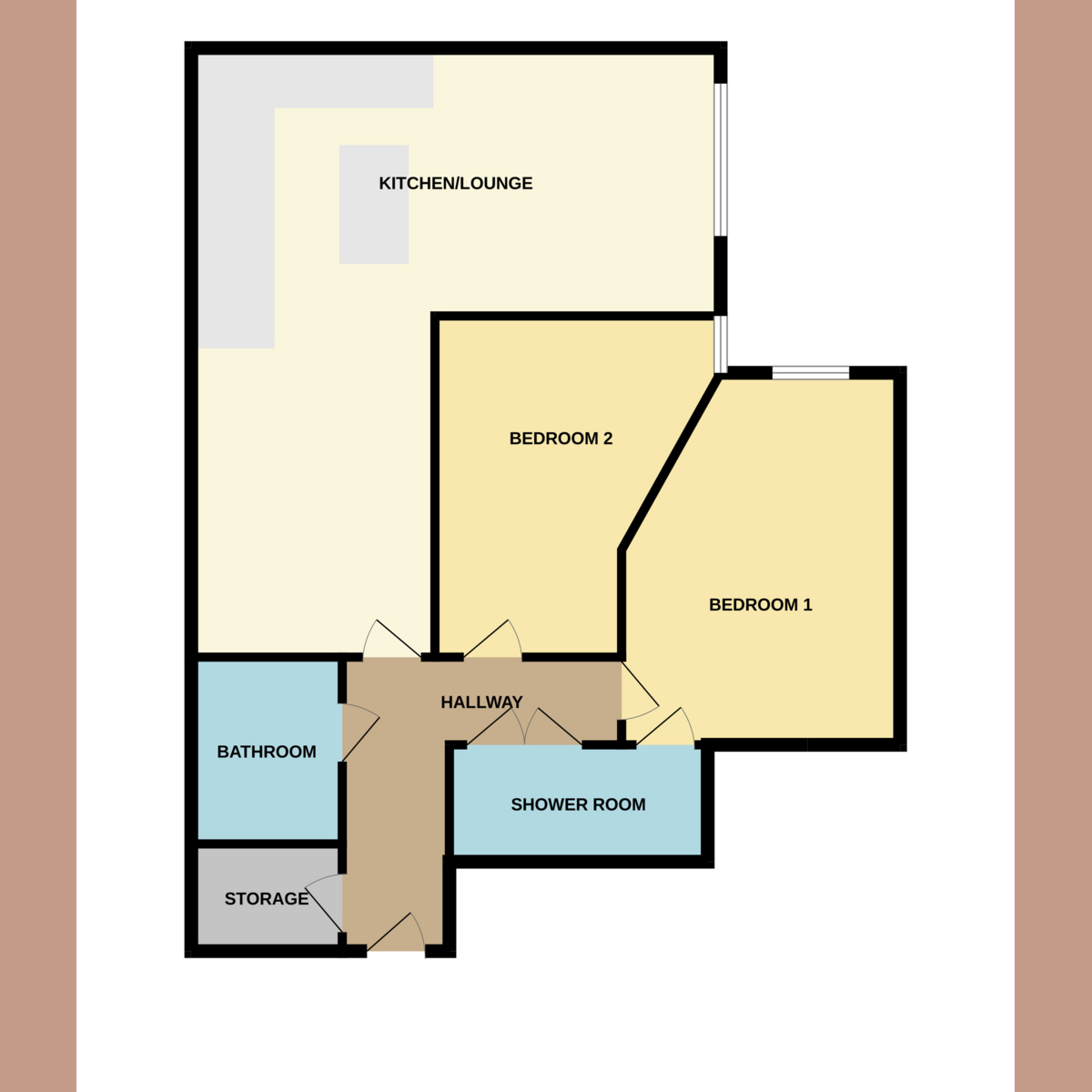 Flat Flat 10, Beaumont Court, 61-71 Victoria Avenue, Southend-on-sea floorplan