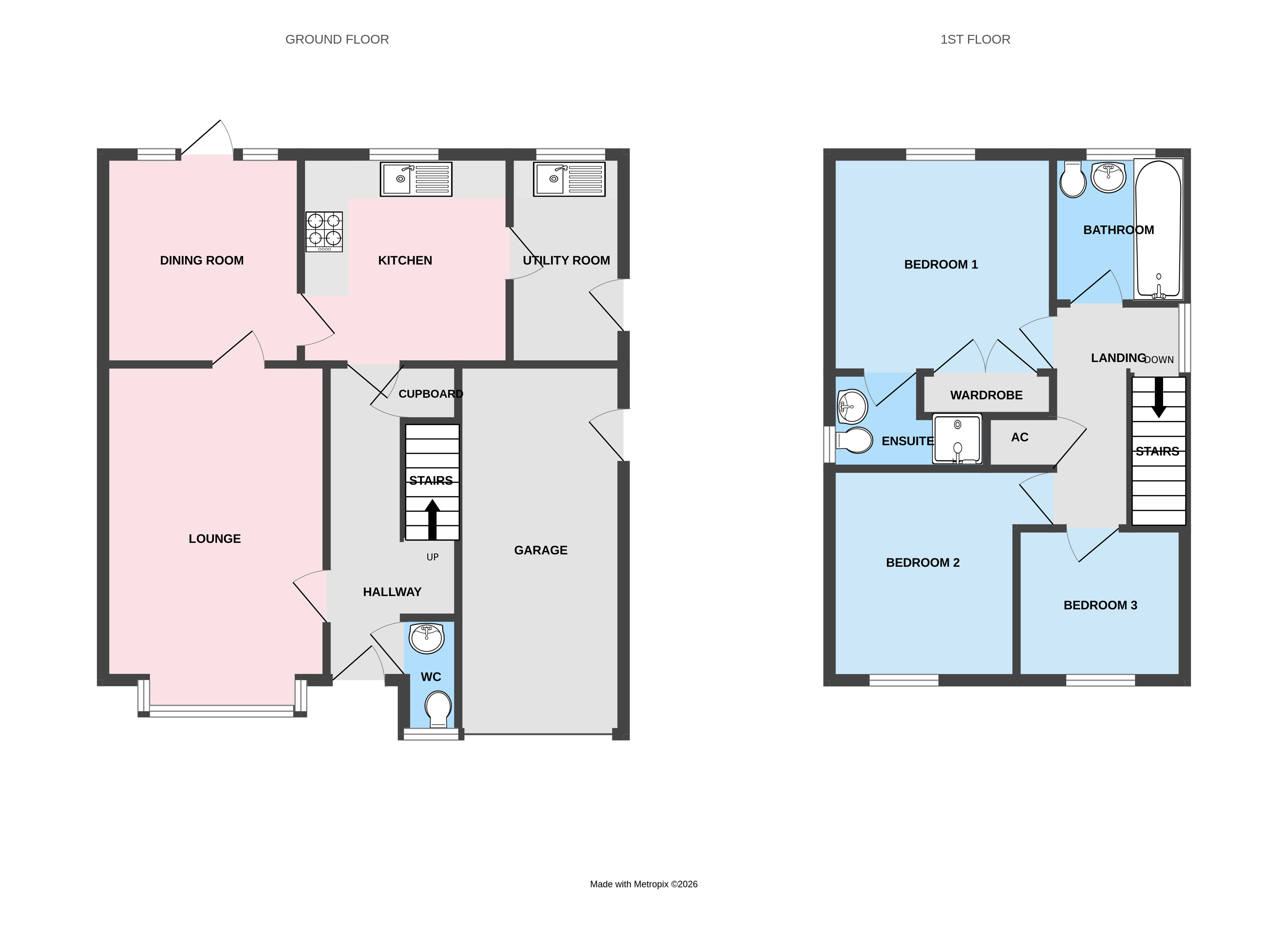 4, Tullis Close, Staffordshire floorplan