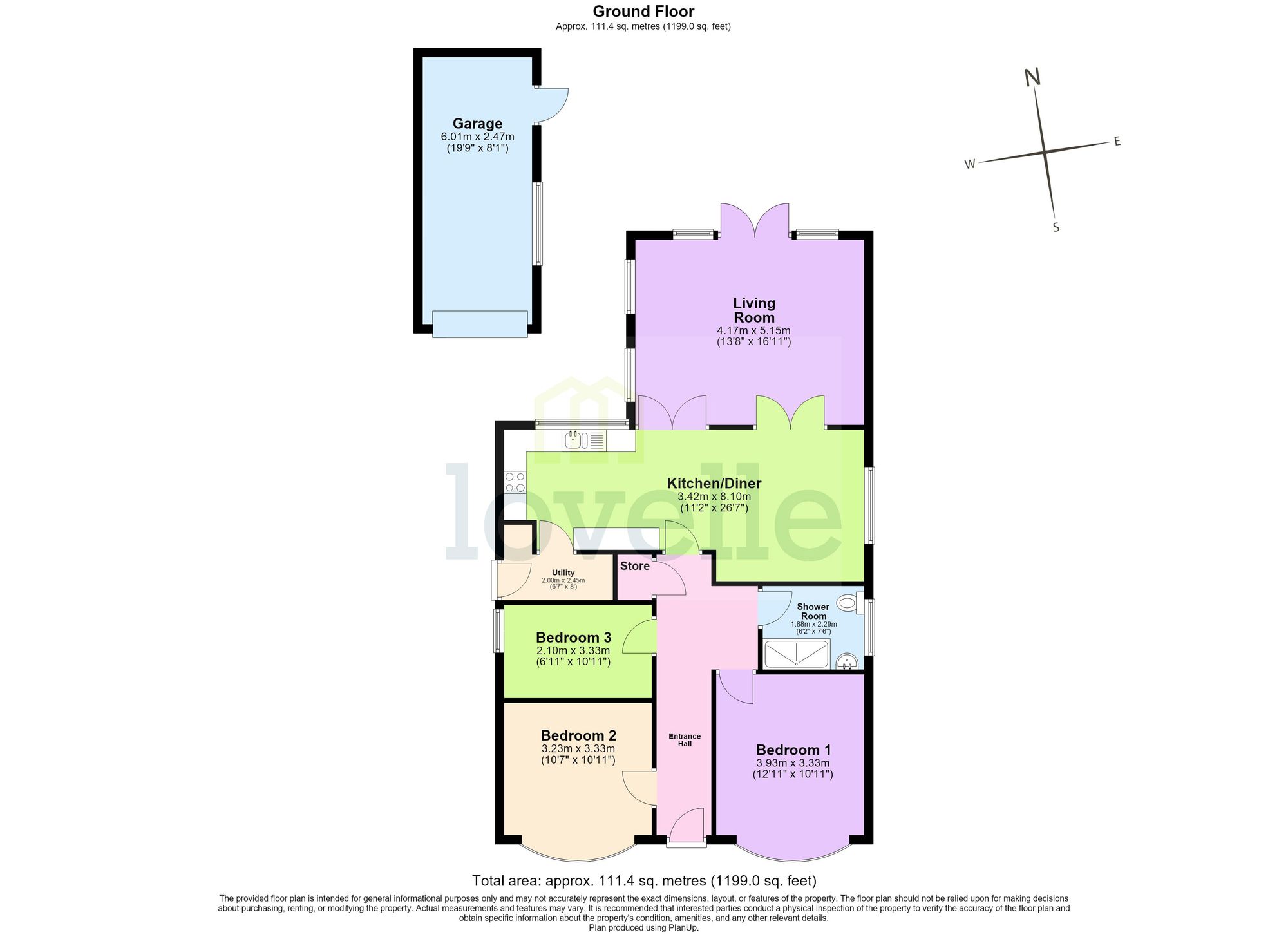 13 Carmen Crescent, Grimsby floorplan