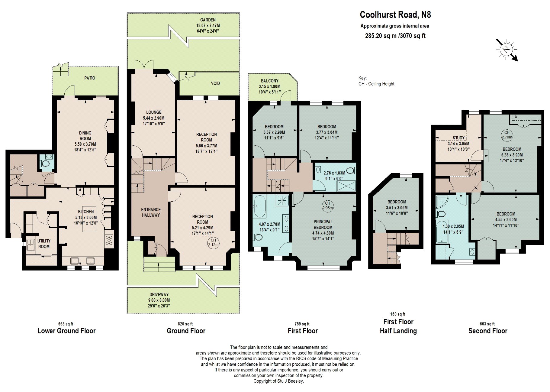 5, Coolhurst Road, London floorplan