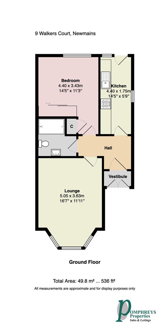 9, Walkers Court, Wishaw floorplan