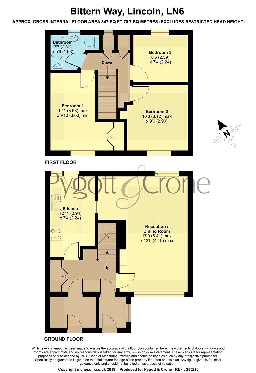 3 Bedrooms Semi-detached house to rent in Bittern Way, Lincoln LN6