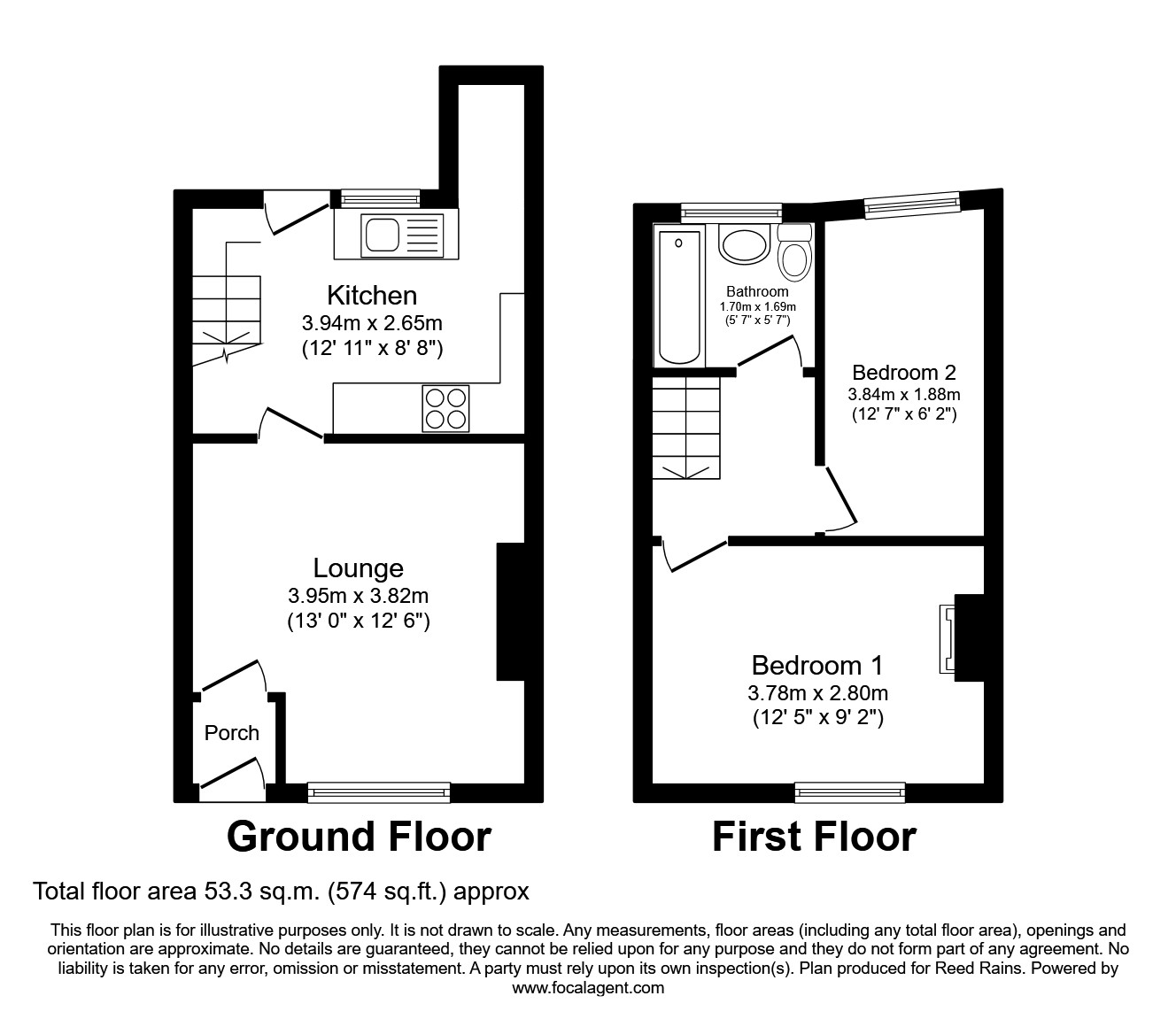 Tulketh Crescent, AshtonOnRibble, Preston, Lancashire PR2, 2 bedroom
