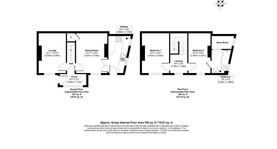 7, Moor View, Plymouth floorplan